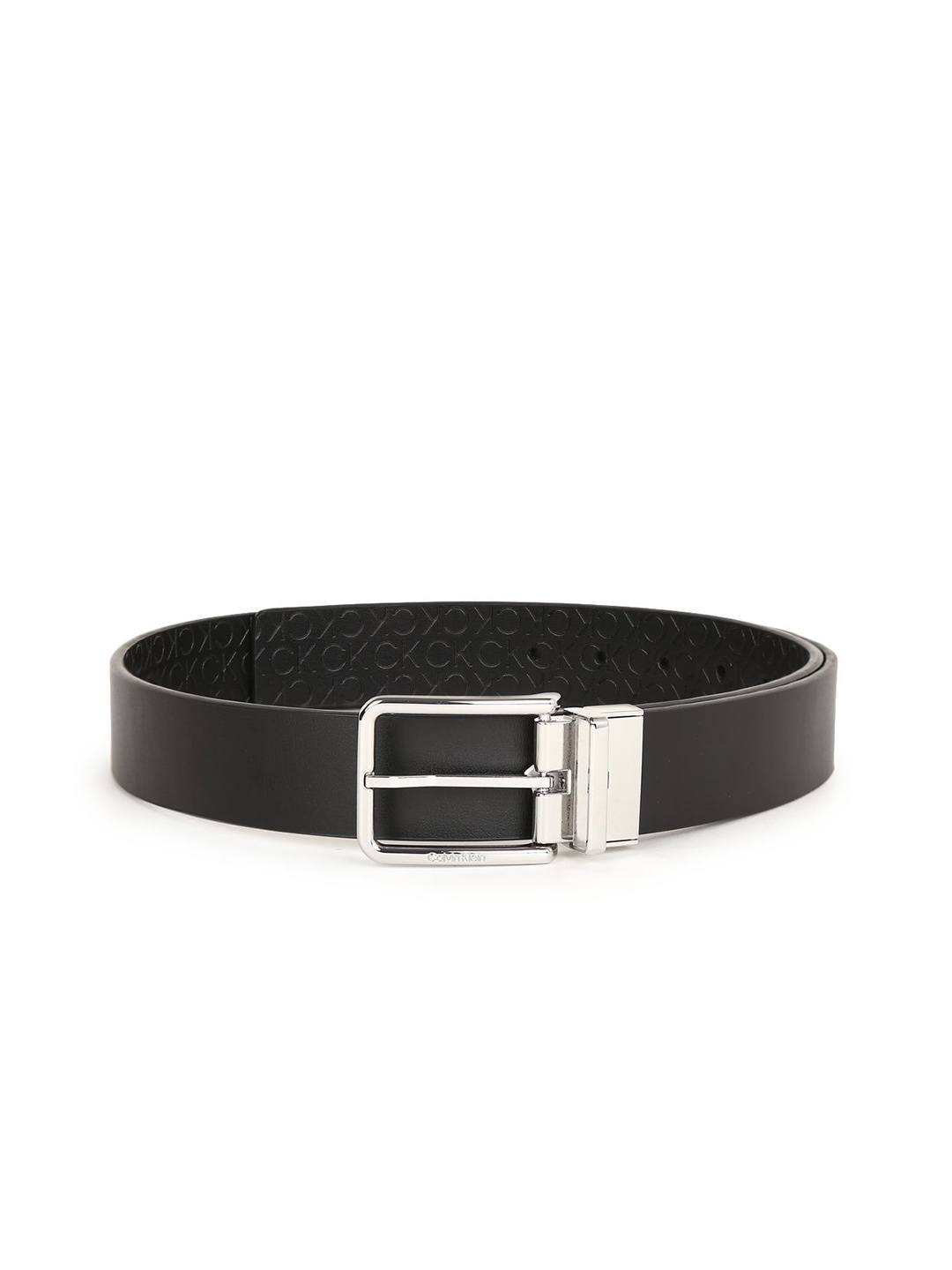 

Calvin Klein Men Solid Tang Closure Belt, Black