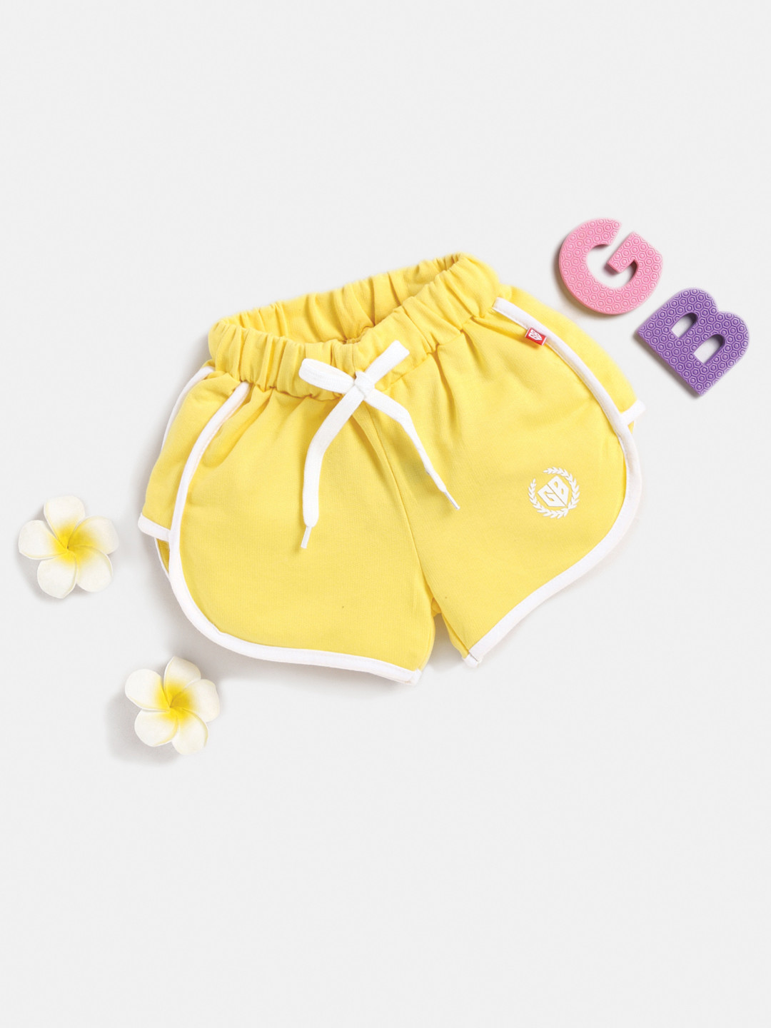 

Here&Now X Game Begins Girls Cotton Hot Pants Shorts, Yellow