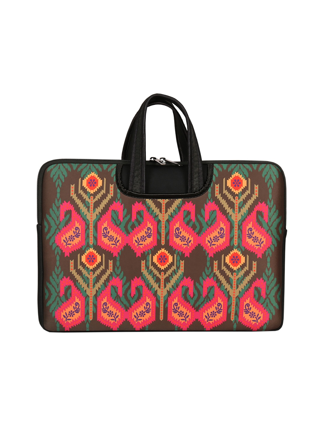 

India Circus by Krsnaa Mehta Unisex Printed Laptop Sleeve, Green