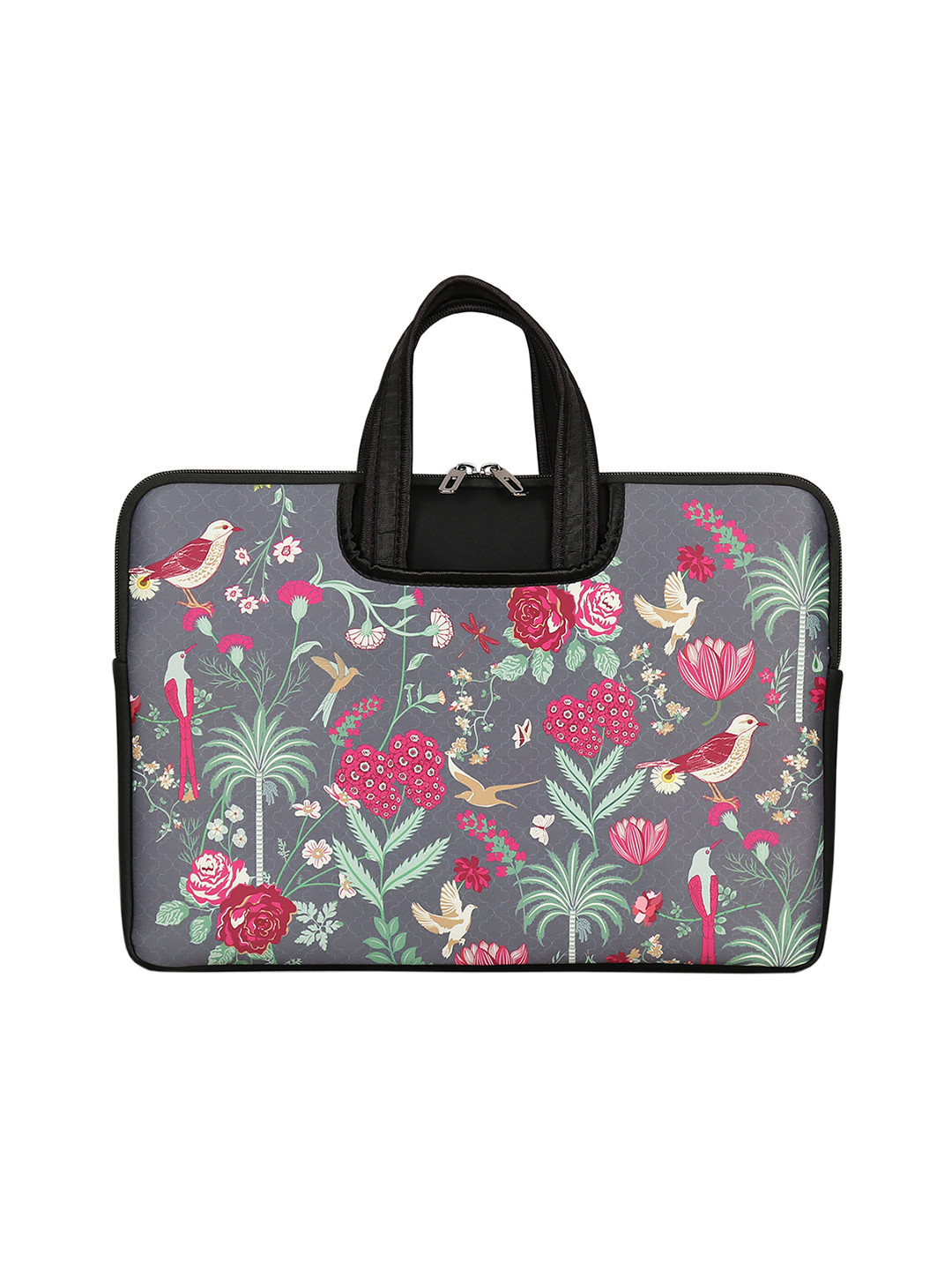 

India Circus by Krsnaa Mehta Unisex Printed Laptop Sleeve, Grey