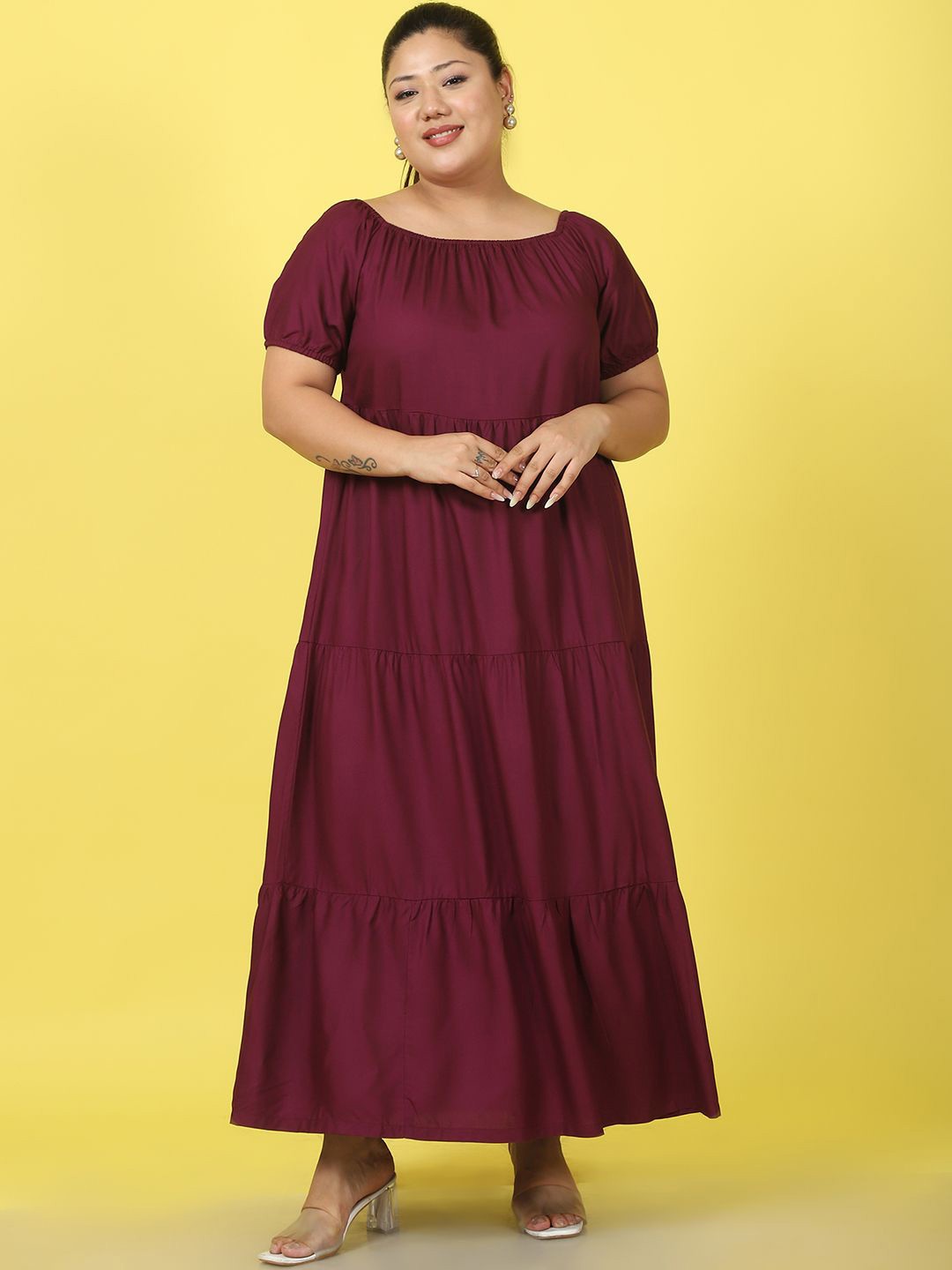 

theRebelinme Maxi Dress, Burgundy