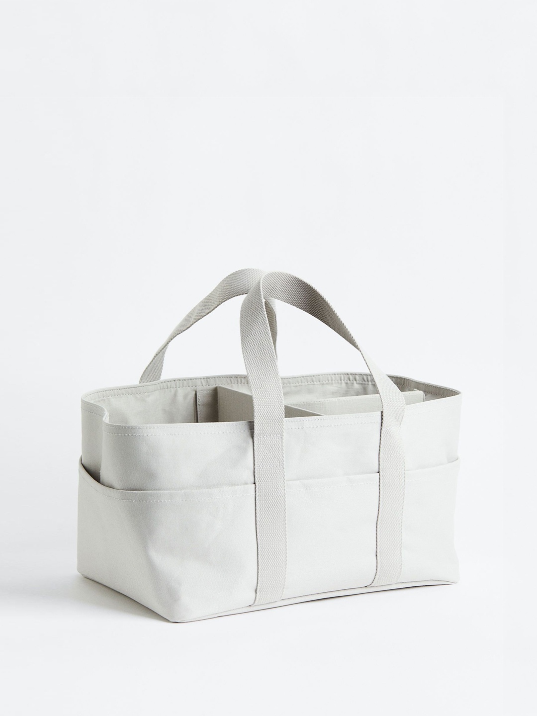 

H&M Cotton Canvas Changing Bag, Grey