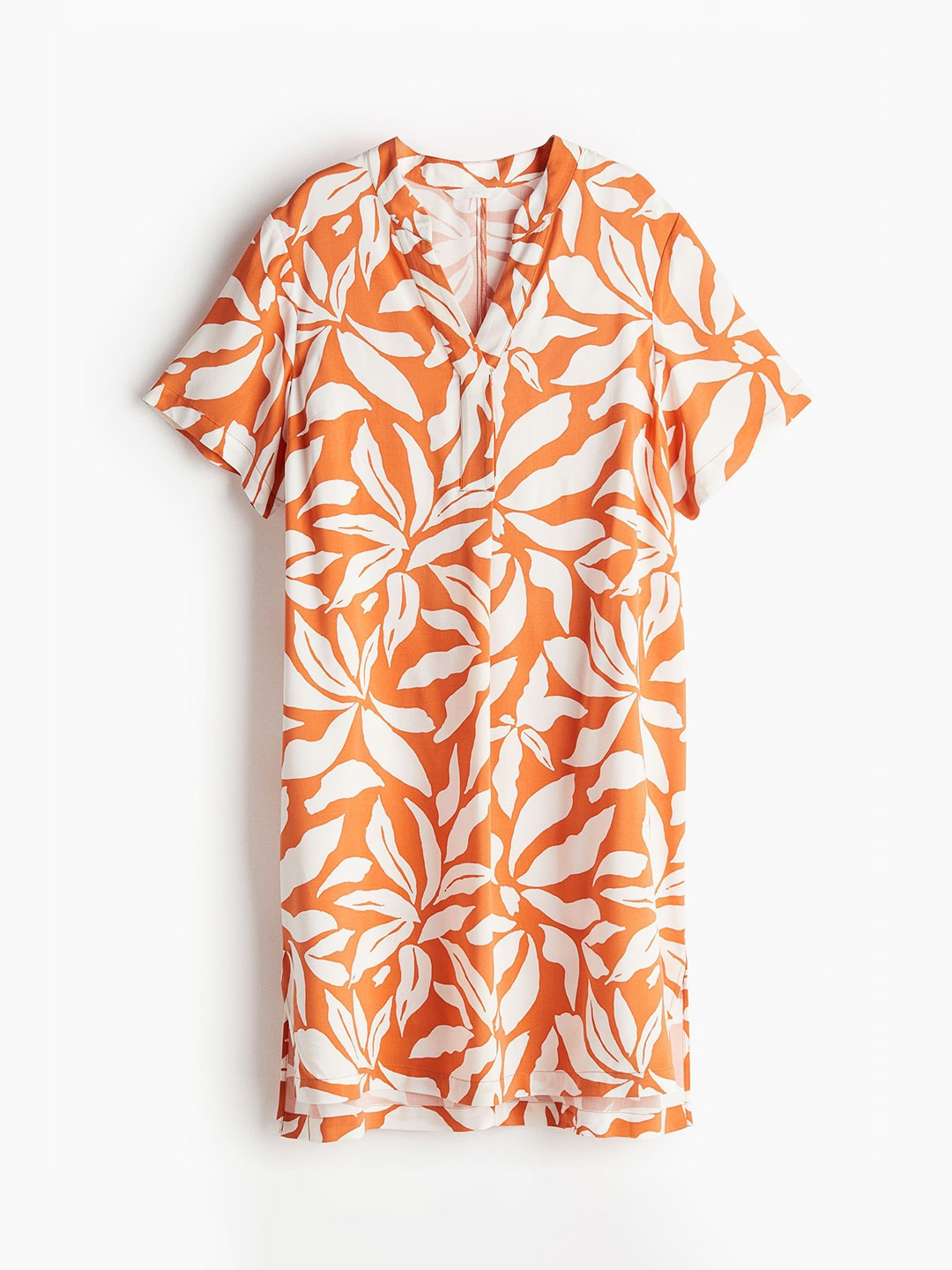 

H&M Viscose Tunic Dress, Orange