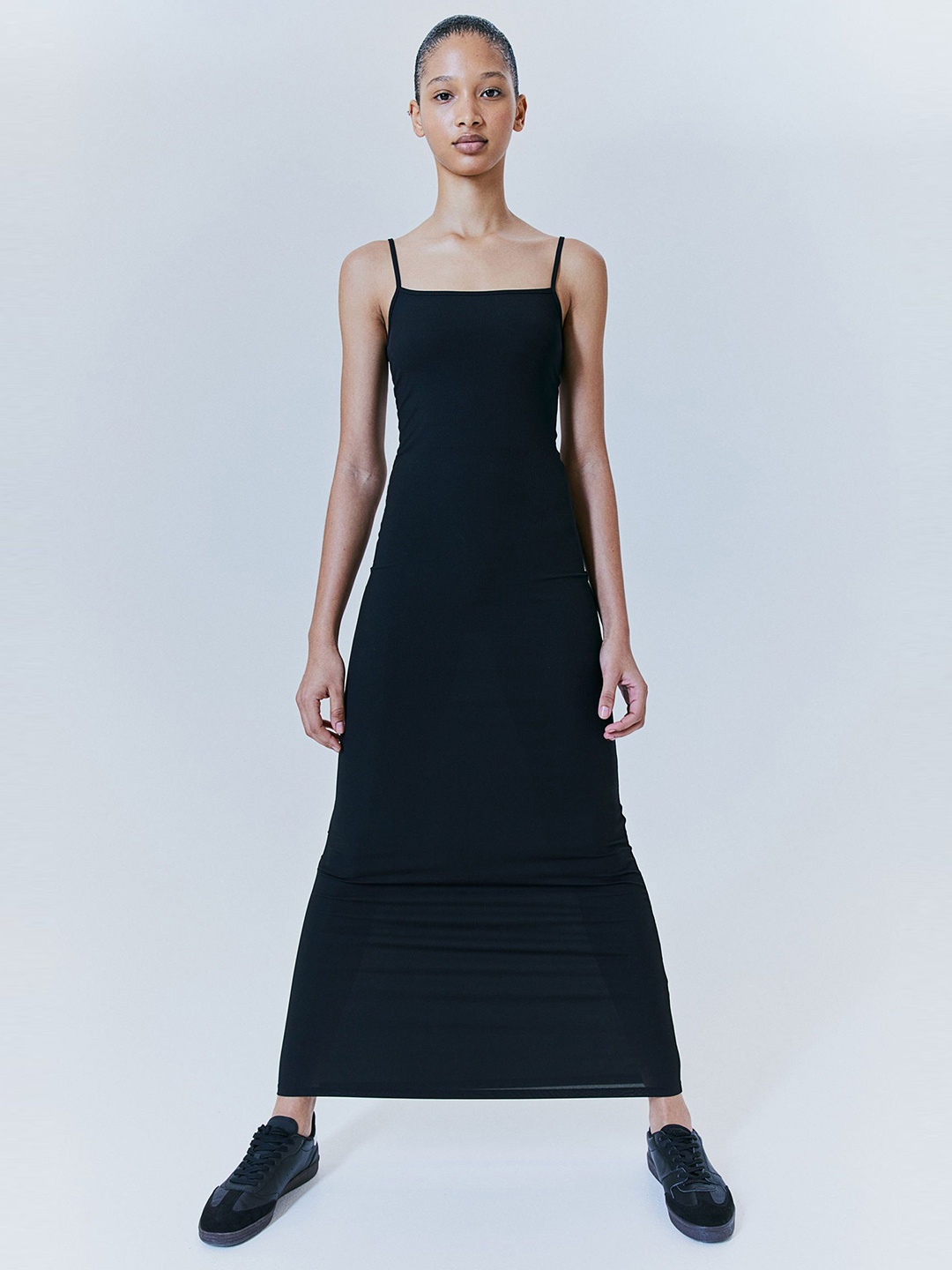 

H&M Ribbed Bodycon Dress, Black