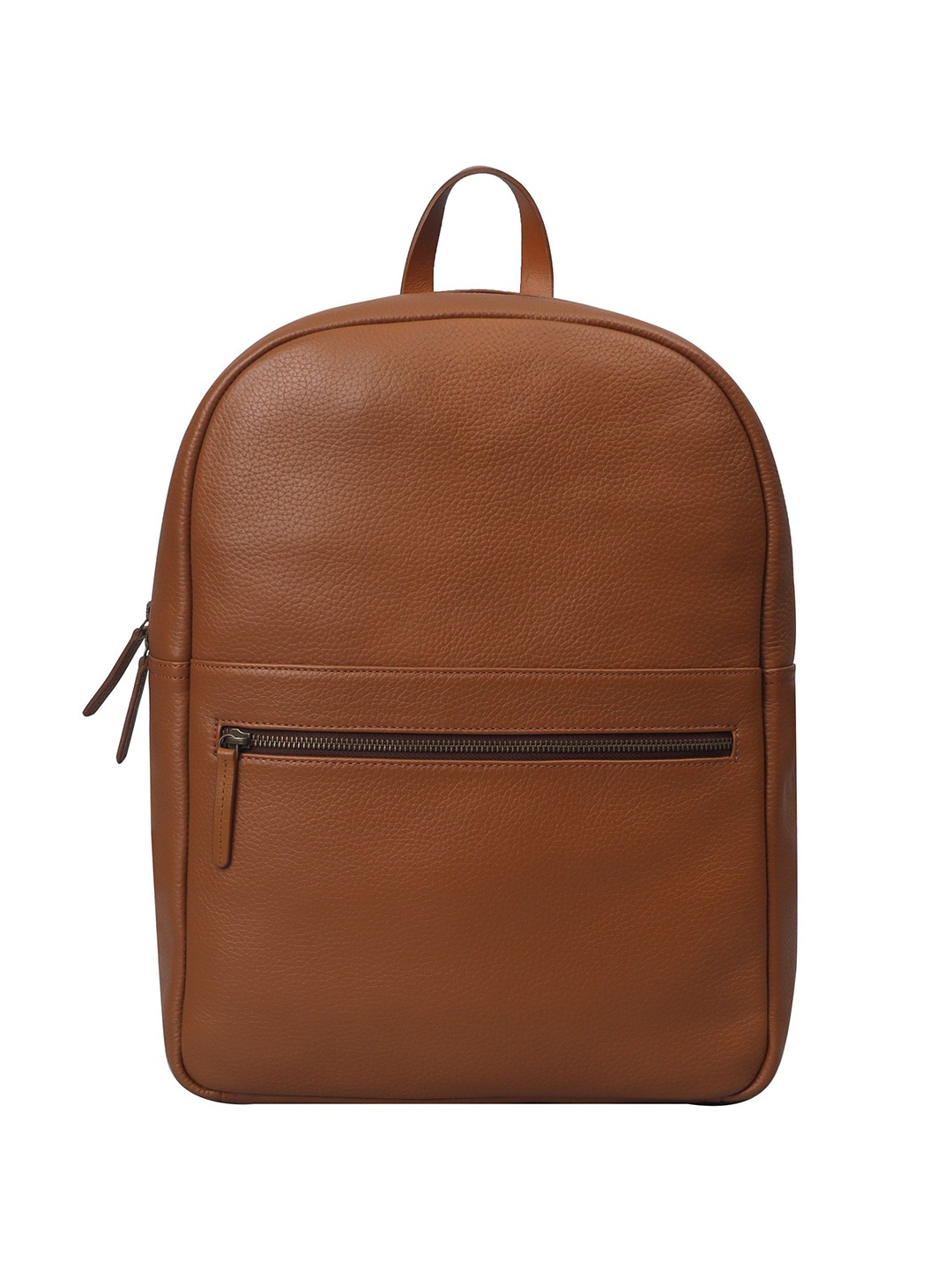 

OUTBACK Men Upto 16 Inch Textured Leather Medium Backpack, Tan