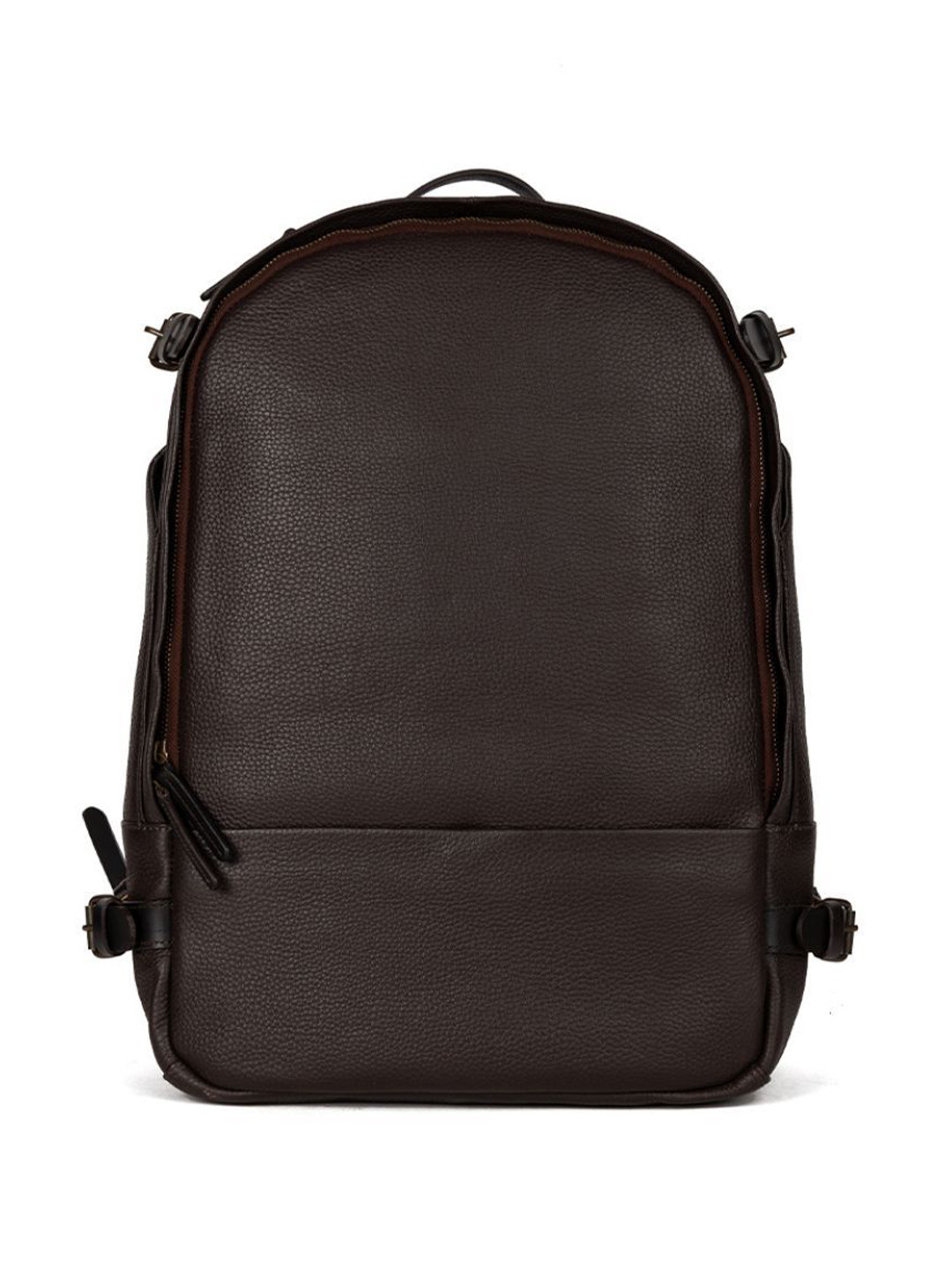 

OUTBACK Men Upto 16 Inch Textured Leather Medium Backpack, Brown