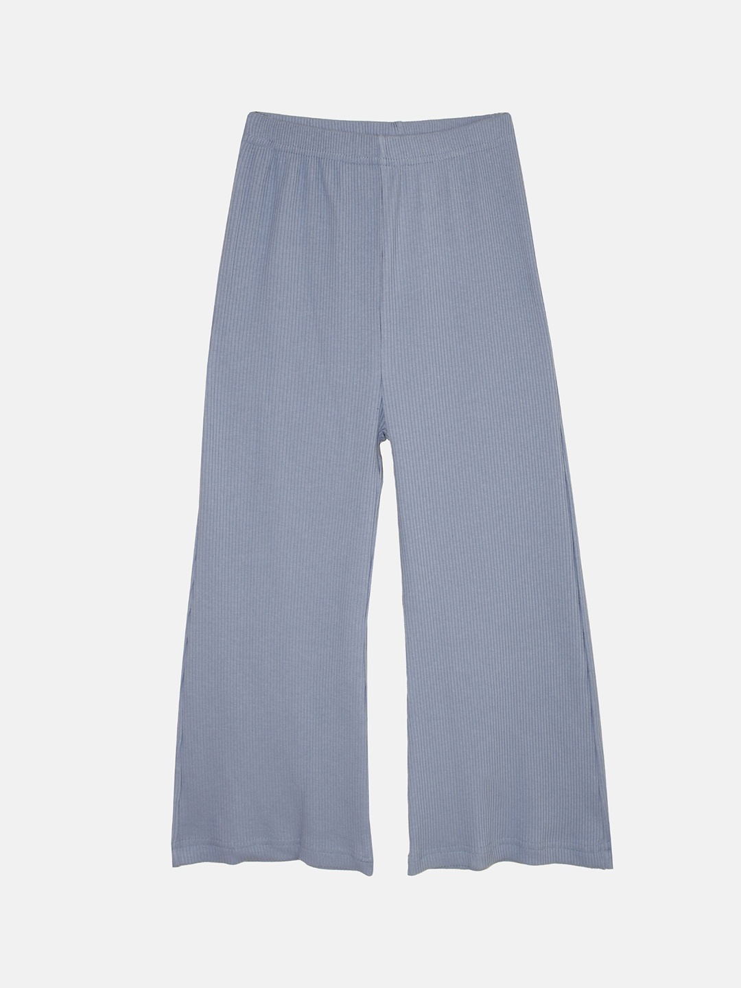 

KiddoPanti Girls Cotton Wide Leg Lounge Pants, Blue
