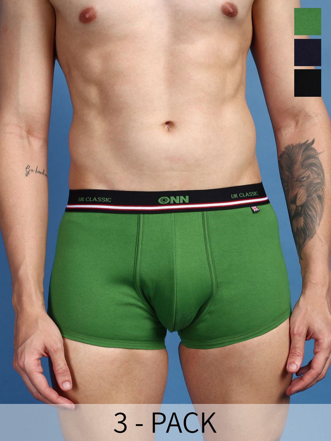 

ONN Pack Of 3 Assorted Trunks ONN_UK_43_AST3_3PC