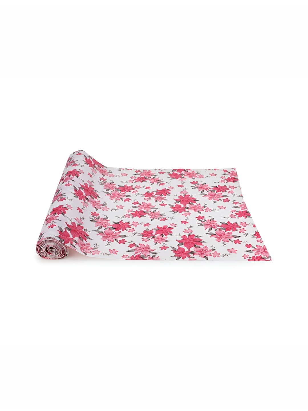 

Dakshya Industries Pink & White Floral Printed Water Resistant Shelf Liner Organiser