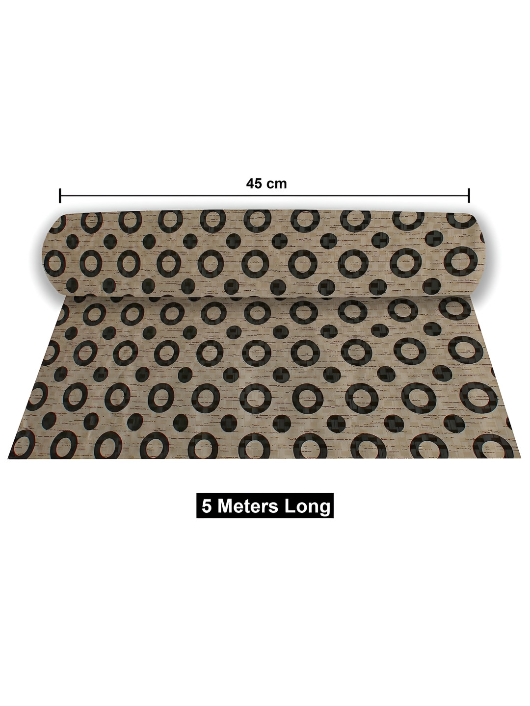 

Dakshya Industries Beige Printed Water Resistant Shelf Liner Organiser