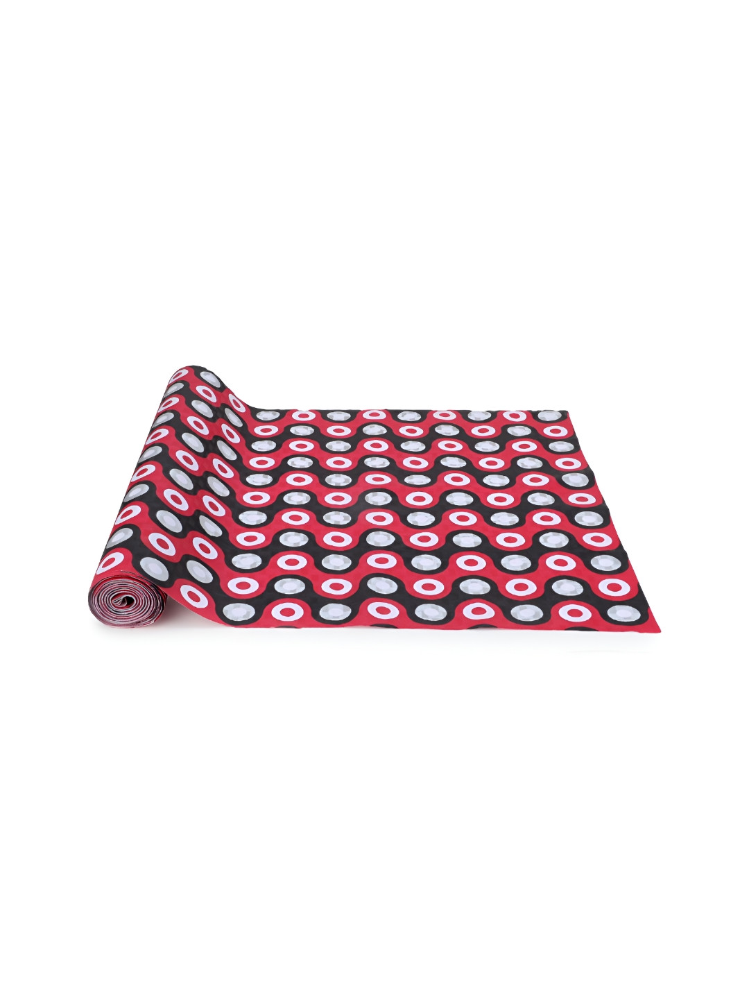 

Dakshya Industries Red & White Printed Water Resistant Shelf Liner Organiser