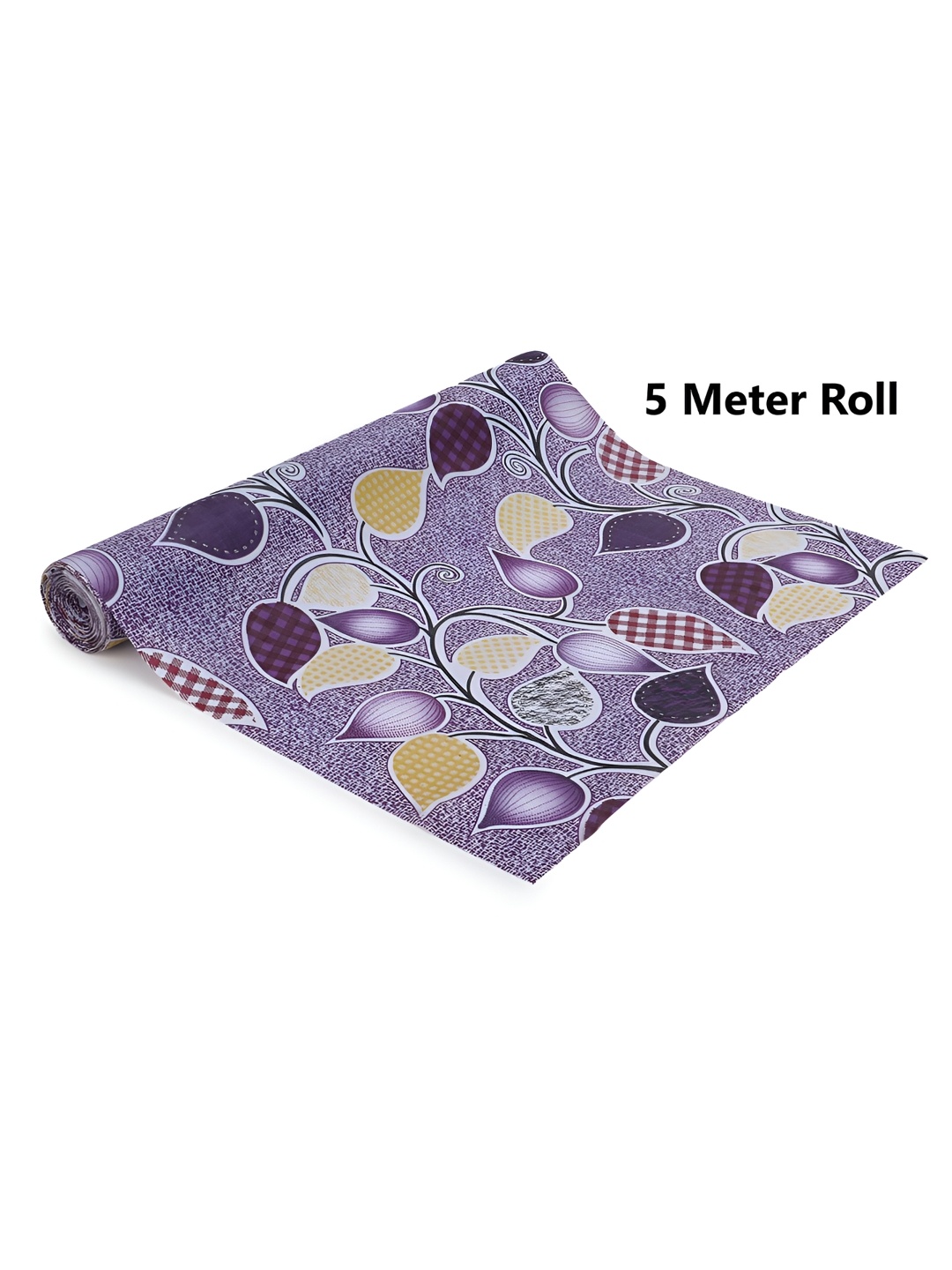 

Dakshya Industries Purple & Yellow Printed Water Resistant Shelf Liner Organiser