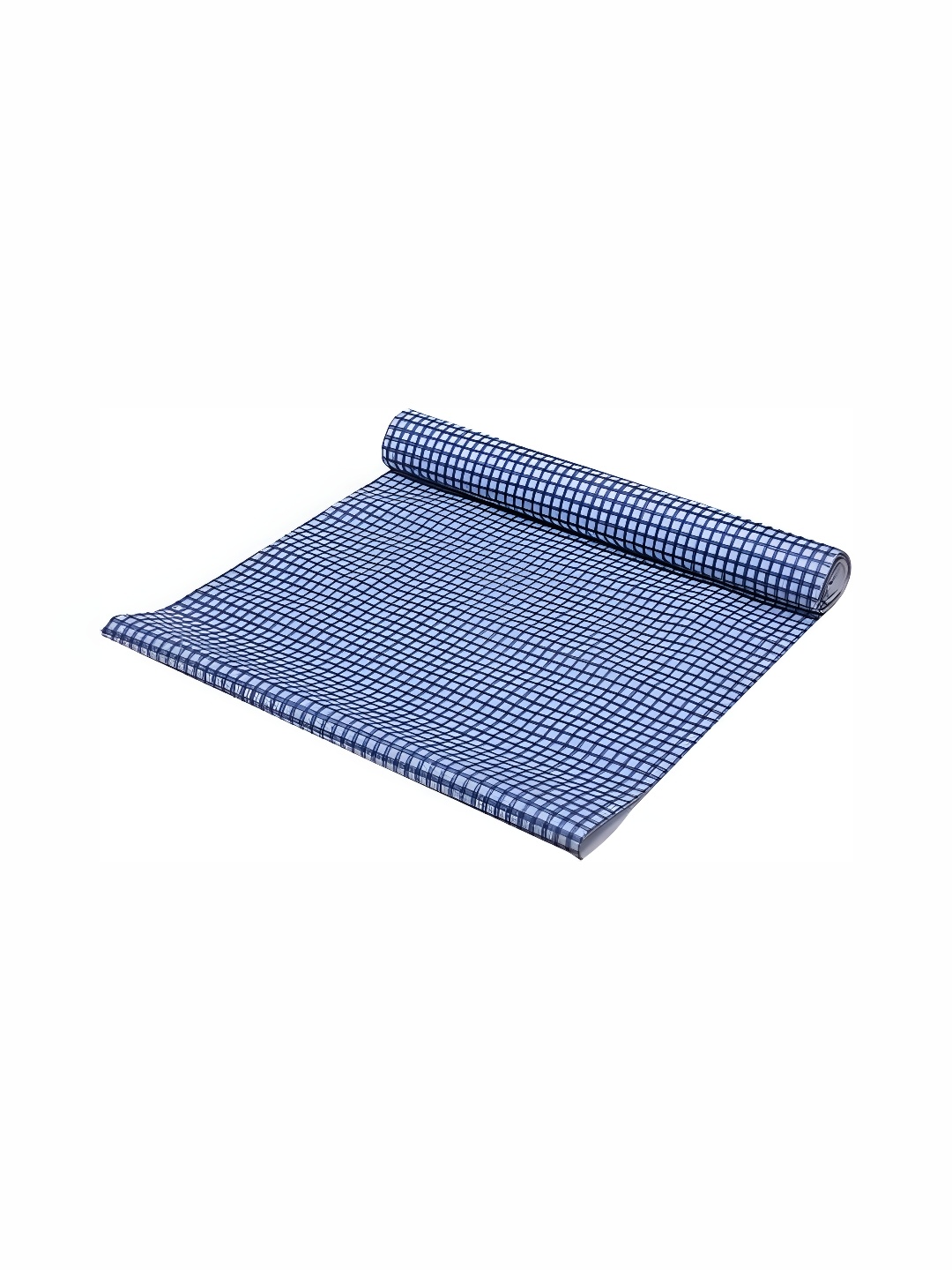 

Dakshya Industries Blue & White Checked Water Resistant Shelf Liner Organiser