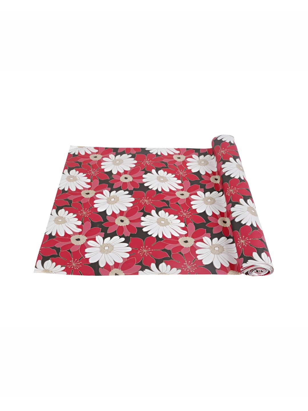 

Dakshya Industries Red & White Floral Printed Water Resistant Shelf Liner Organiser