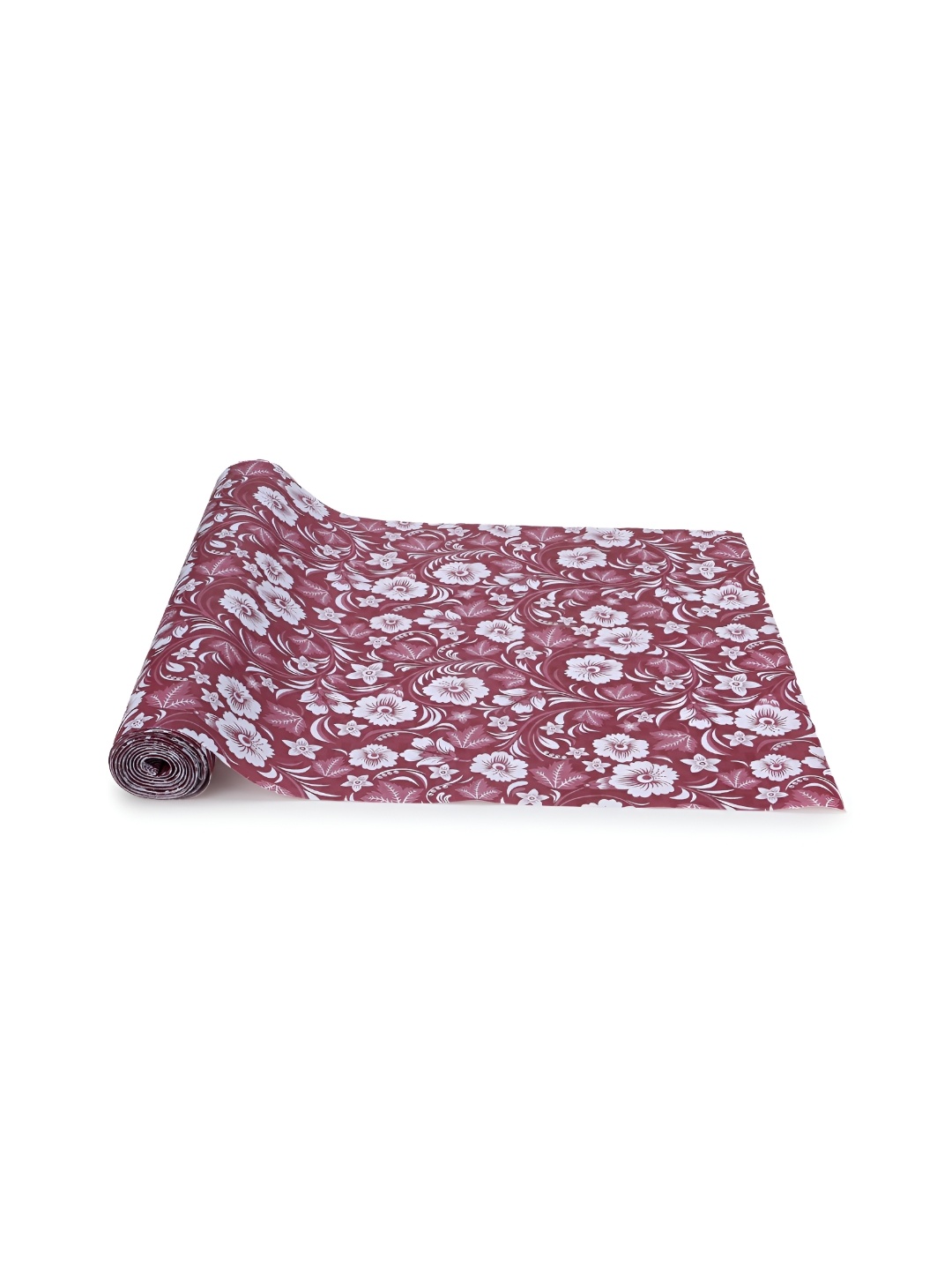 

Dakshya Industries Rust & White Floral Printed Water Resistant Shelf Liner Organiser