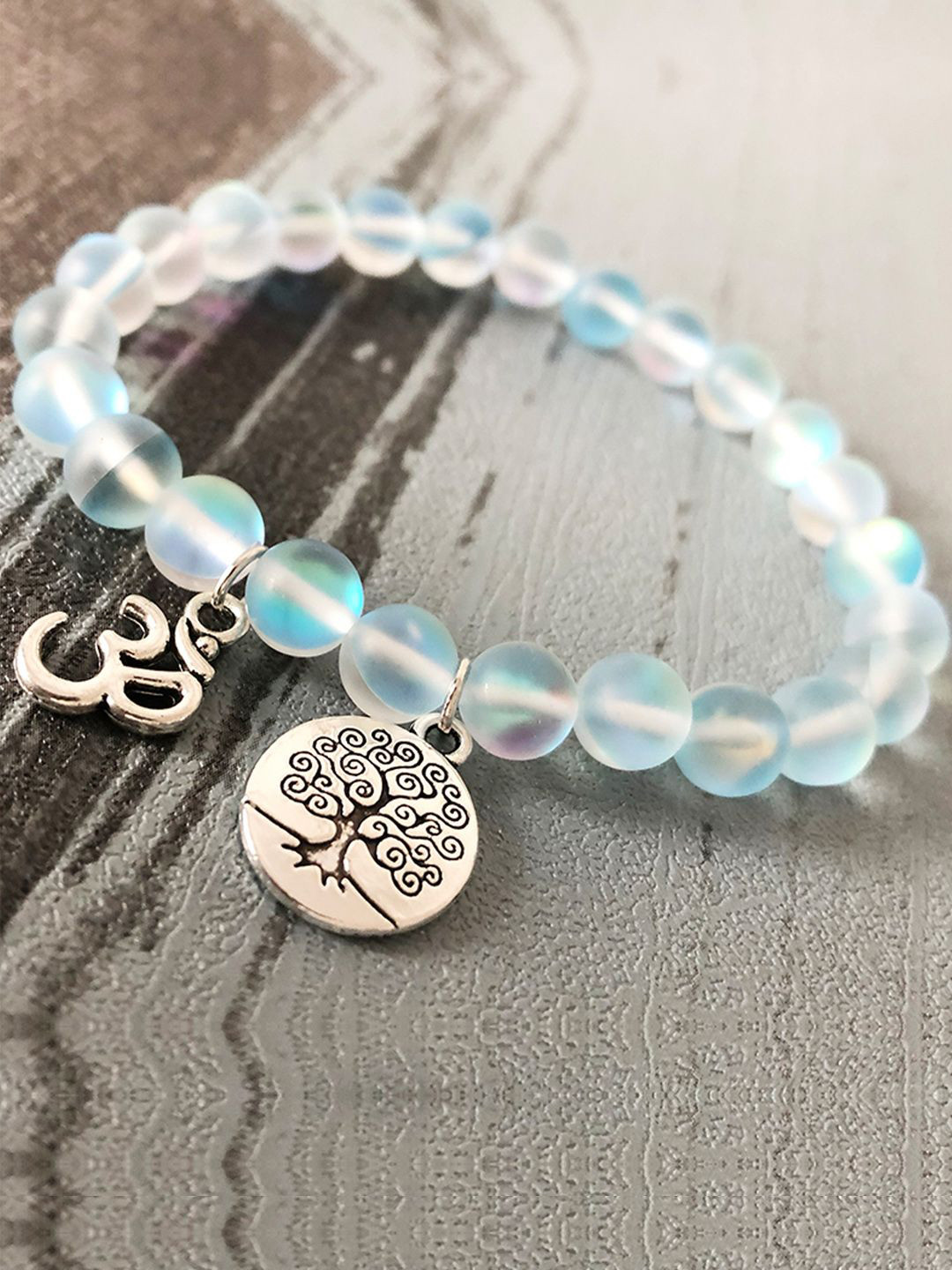 

Young & Forever Ceramic Crystals Bracelet, Transparent