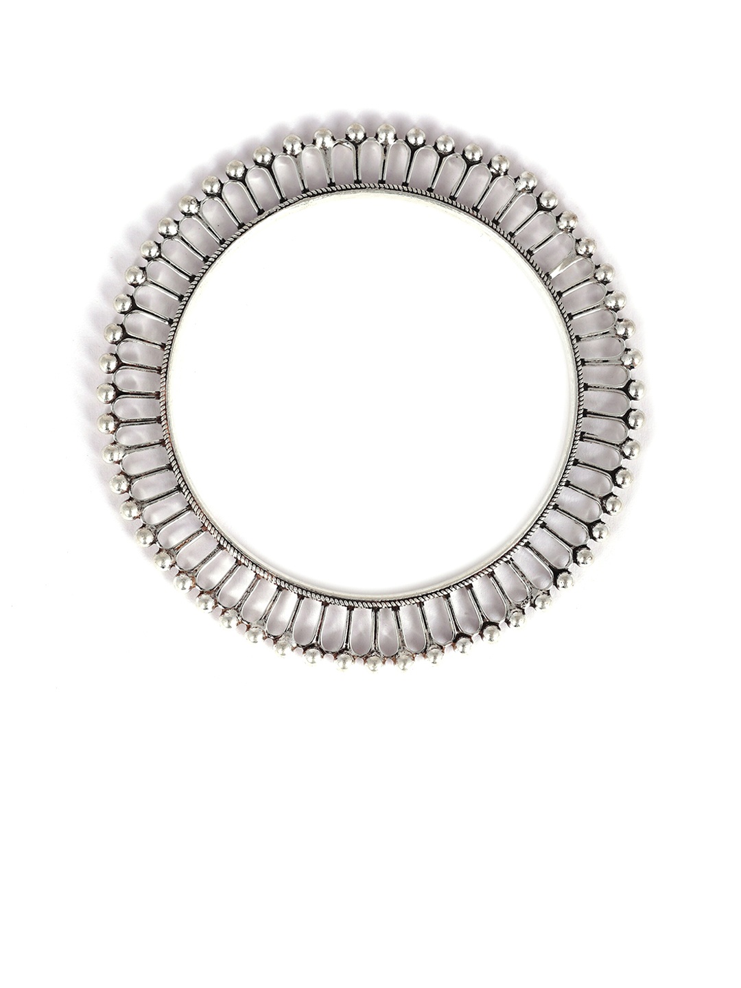 

Shyle 925 Sterling Silver Oxidised Bangles