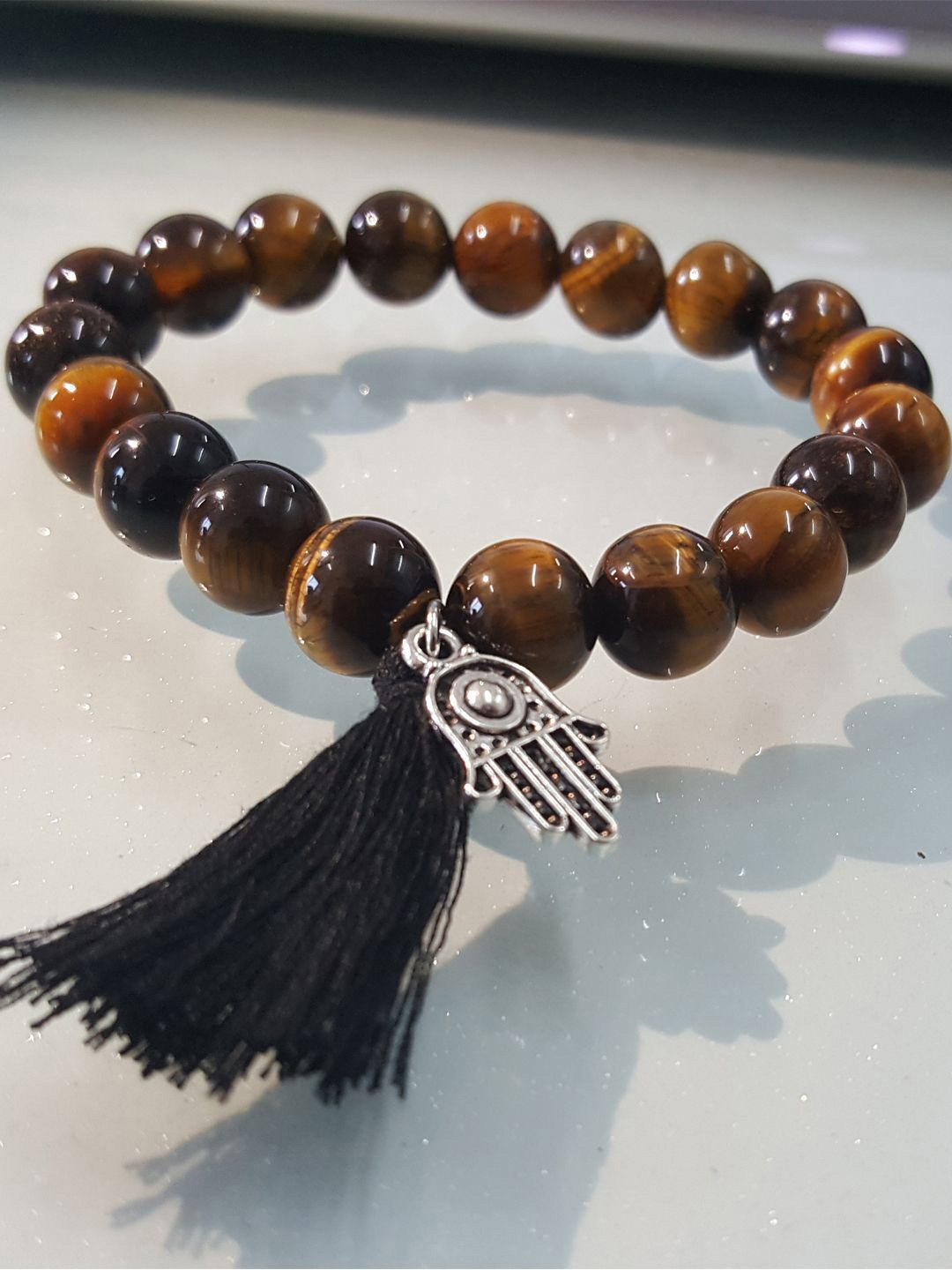 

Young & Forever Tigers Eye Bracelet, Silver