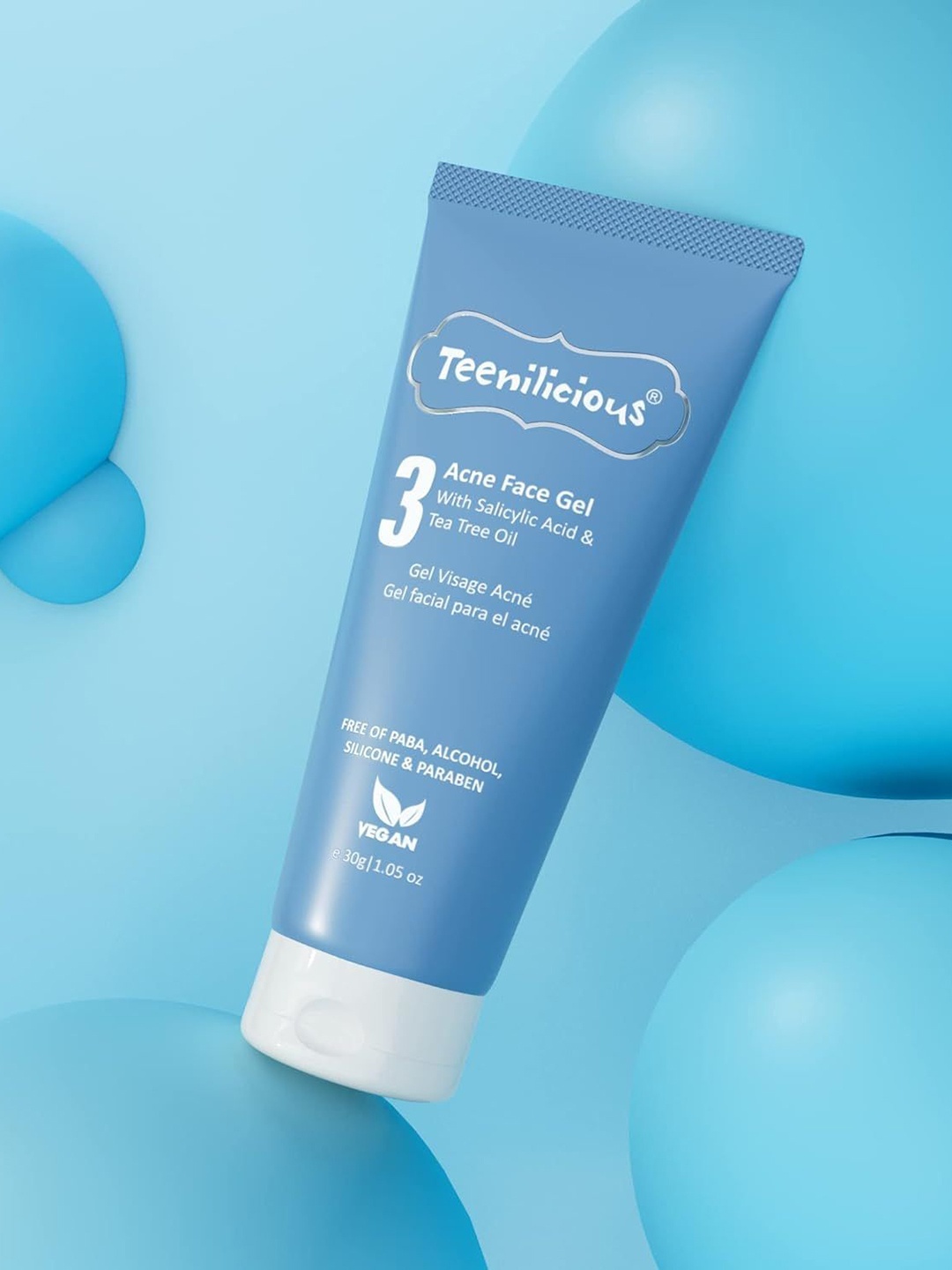 

Teenilicious Acne Face Gel With Salicylic Acid - 30g, Blue