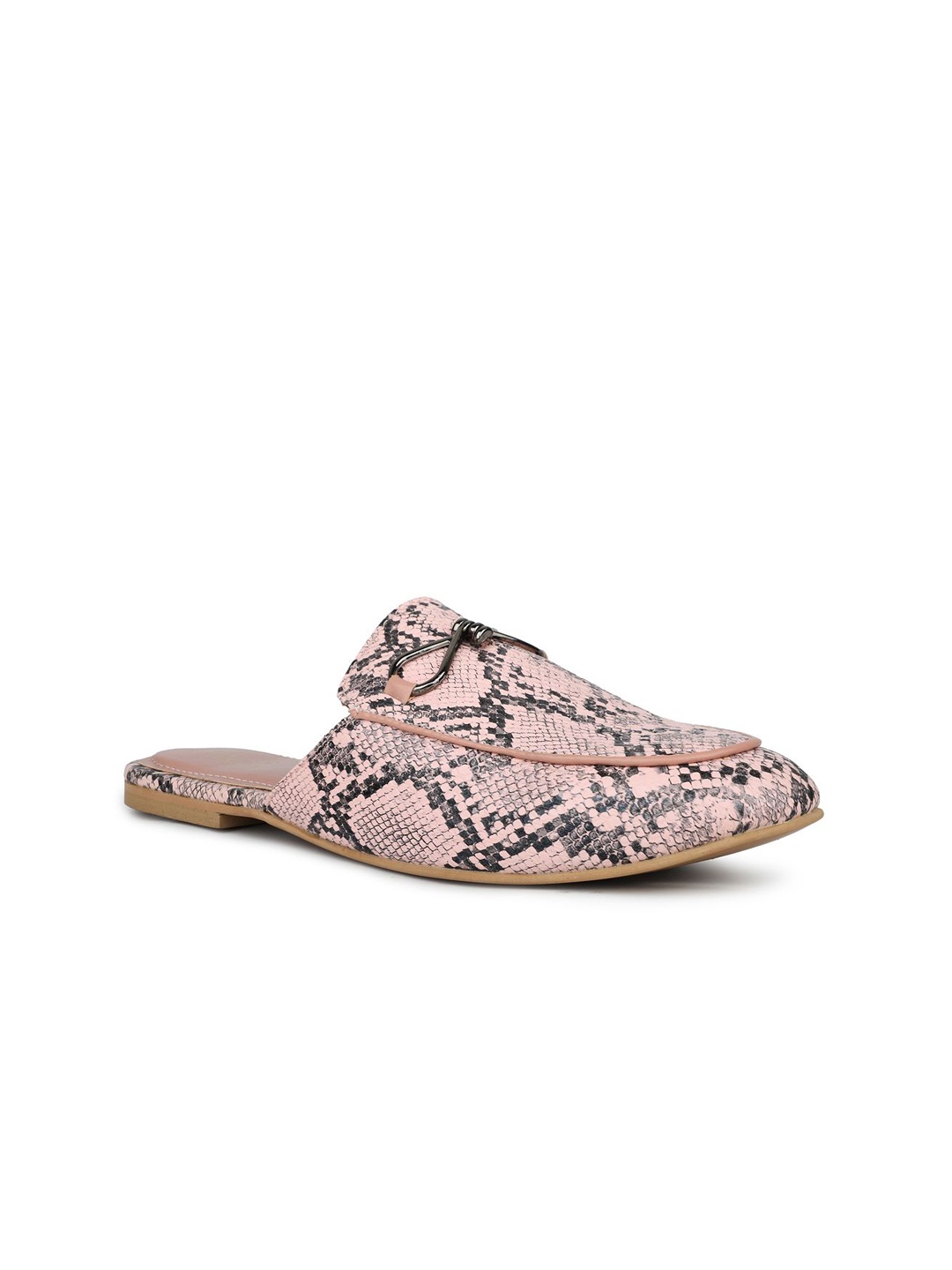 

Inc 5 Women Open Toe Flats with Bows, Peach