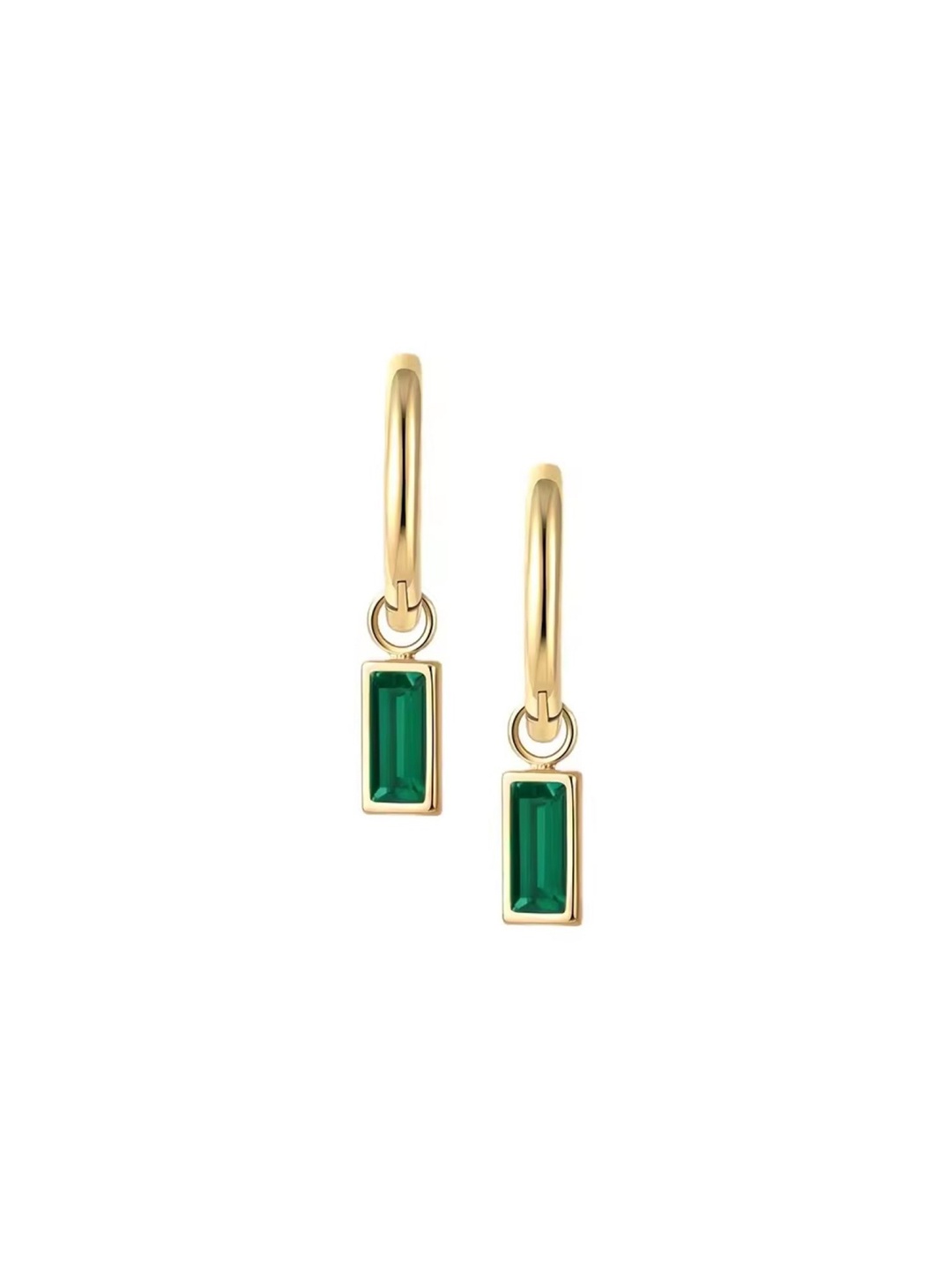 

EL REGALO Circular Drop Earrings, Gold