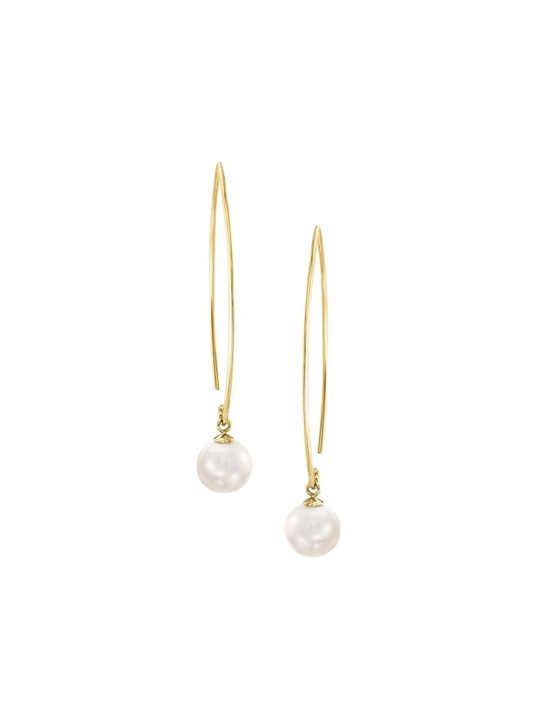 

EL REGALO Contemporary Drop Earrings, Gold