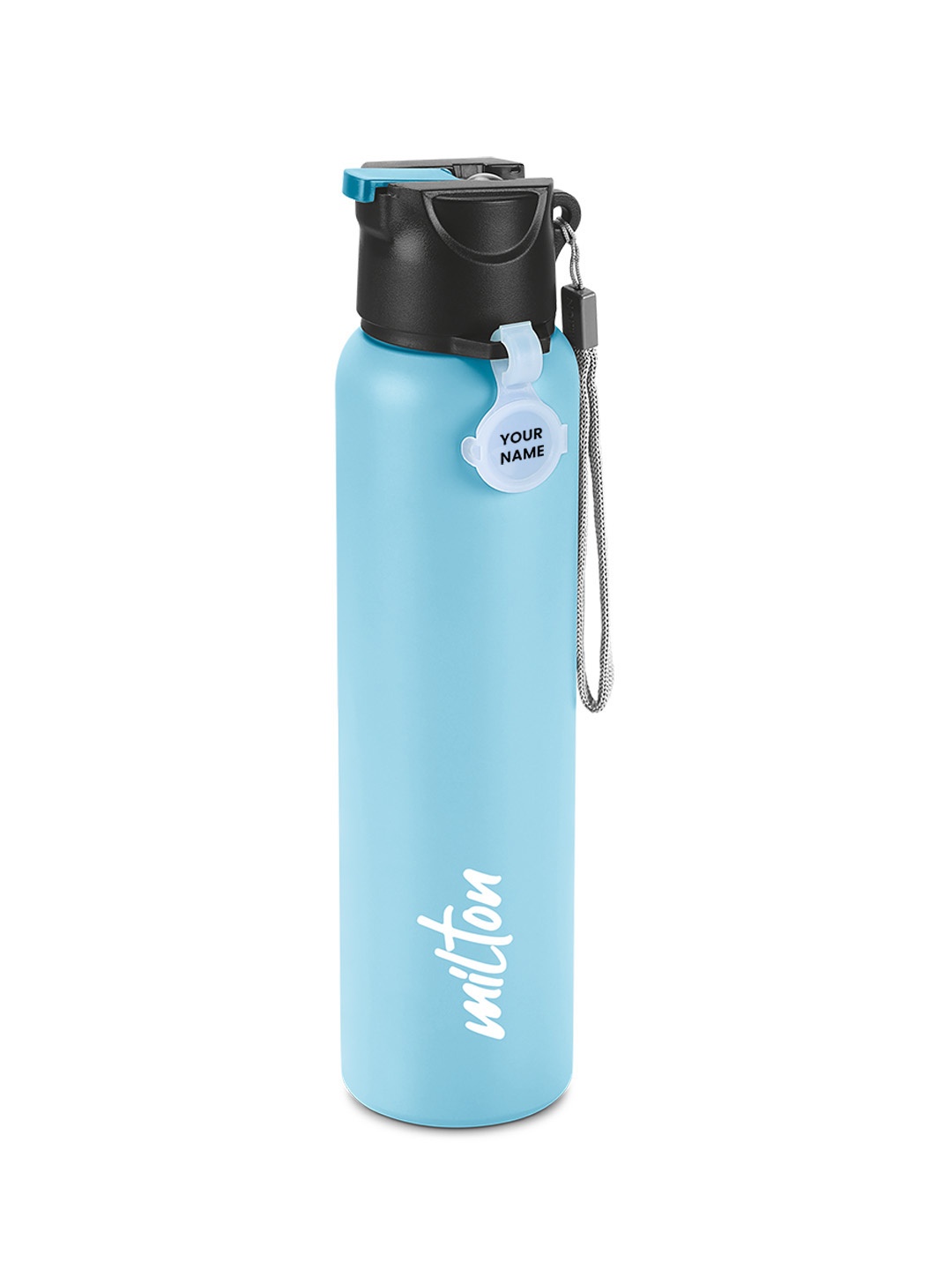 

Milton Blue Sipstar 1000 Stainless Steel Water Bottle with Straw Lid Leakproof Sipper 875ml