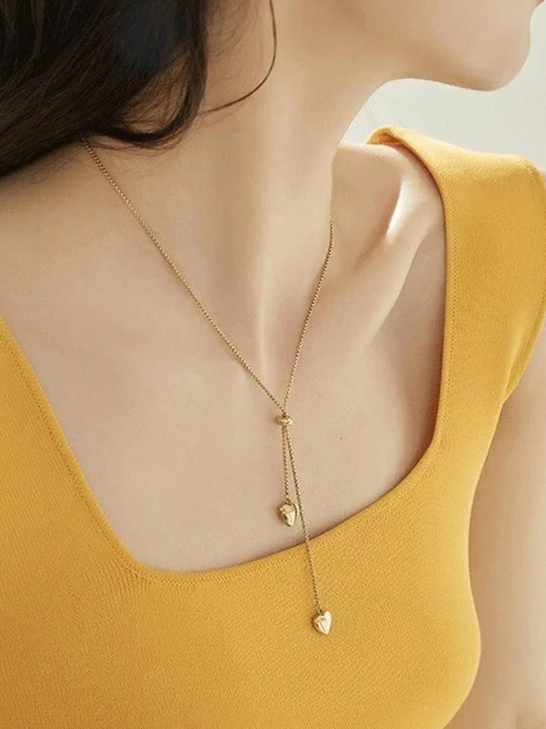

EL REGALO Stainless Steel Necklace, Gold