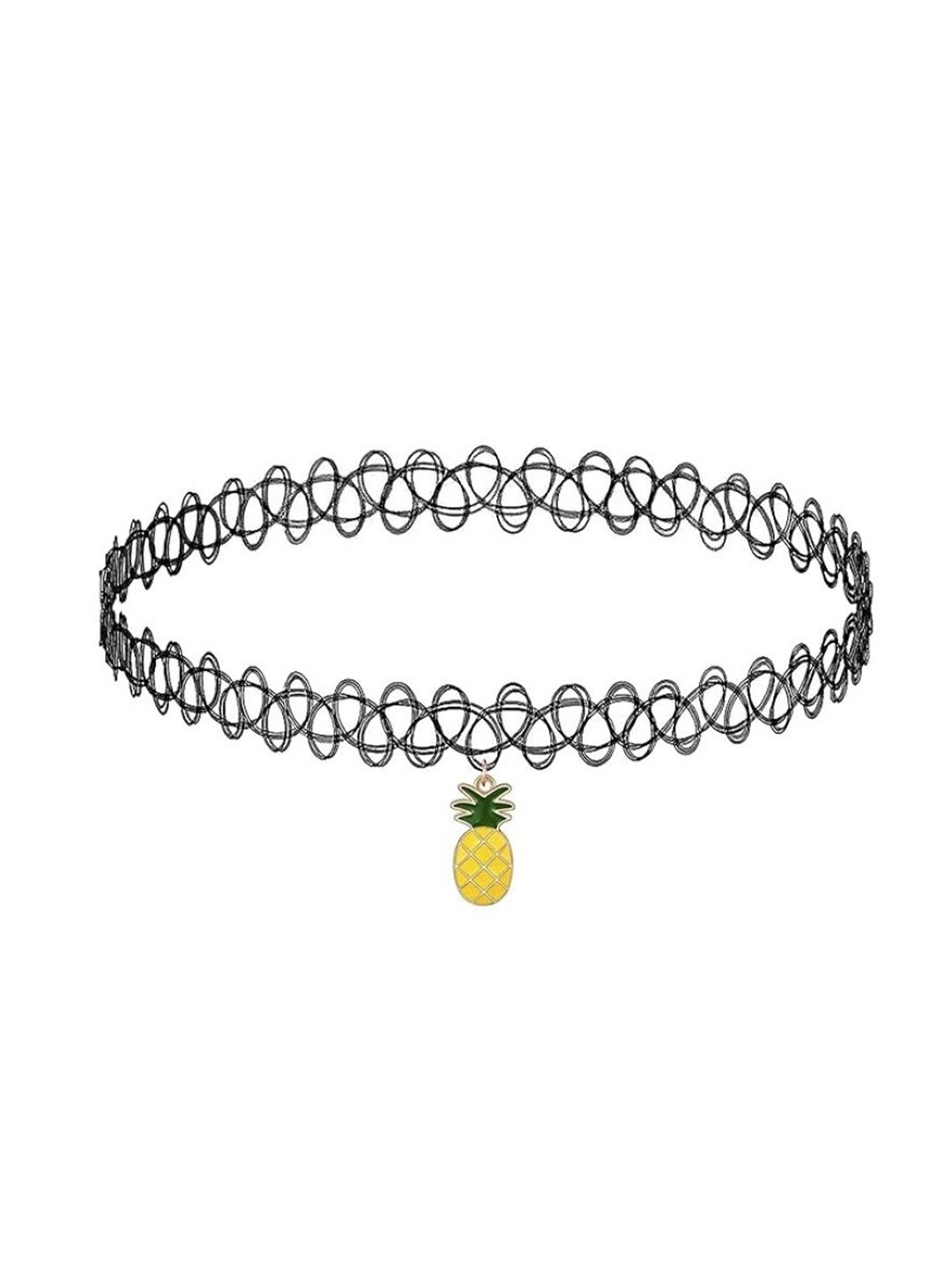 

EL REGALO Minimal Choker Necklace, Black