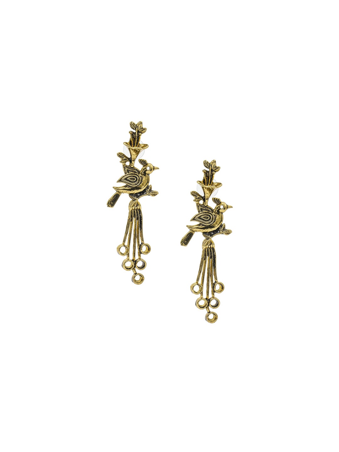 

Shining Jewel - By Shivansh Contemporary Drop Earrings, Gold