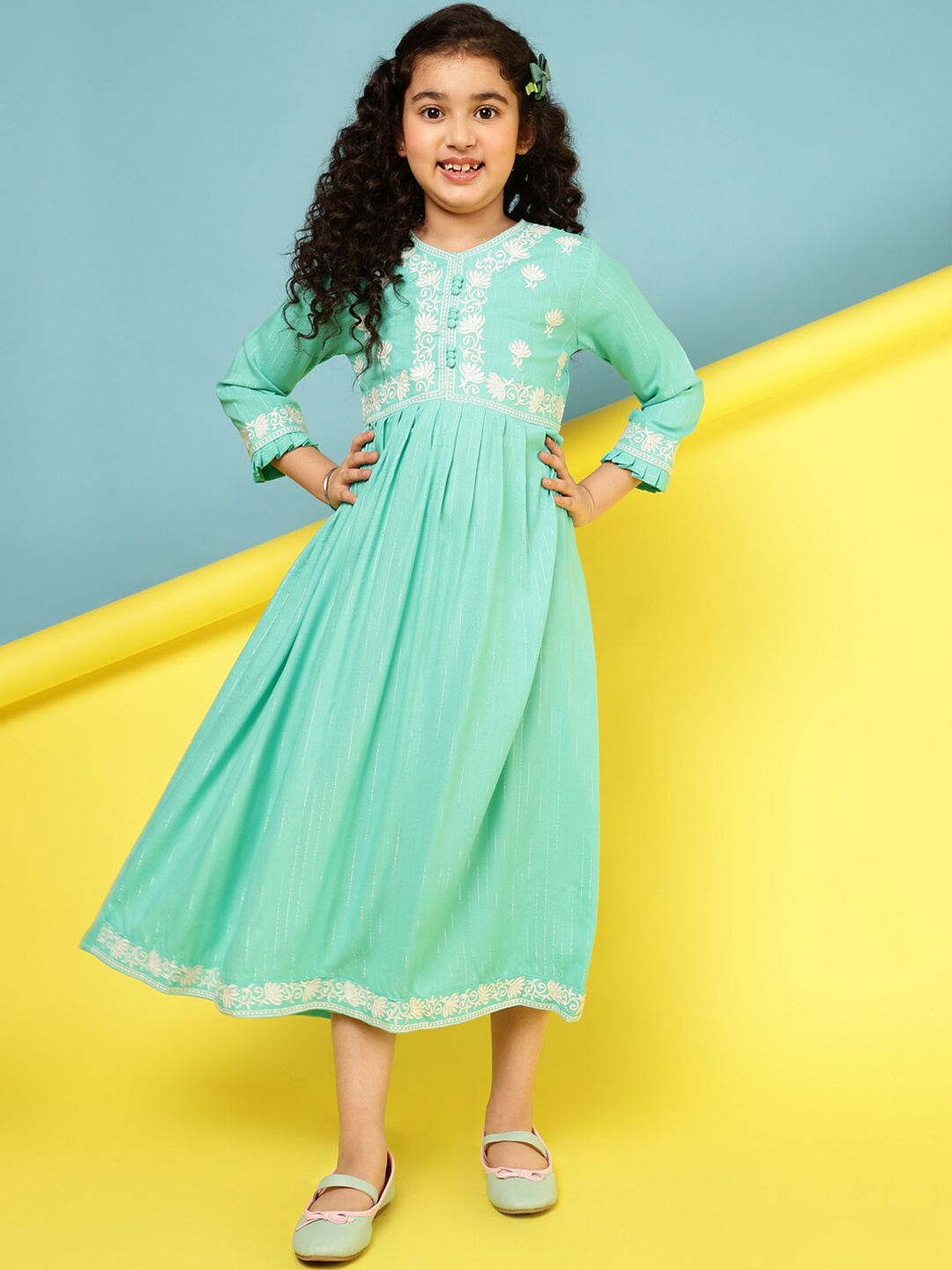 

BAESD Keyhole Neck Maxi Dress, Sea green
