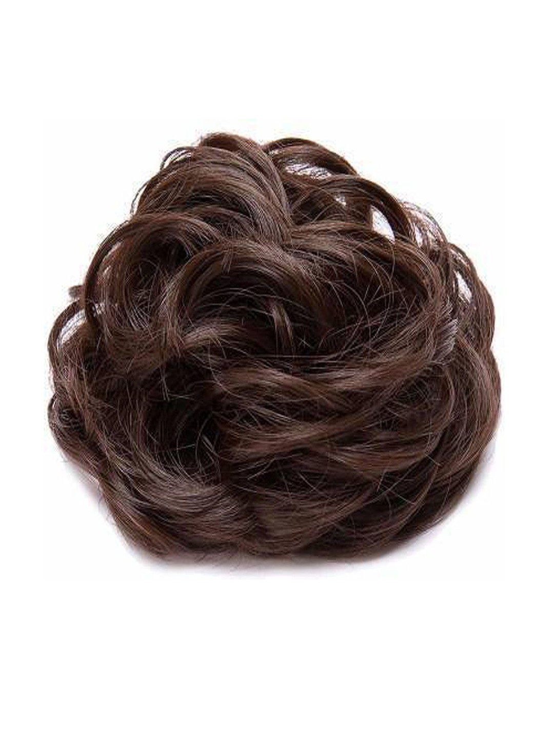 

CRIBE Brown Ruffel Juda Hair Bun