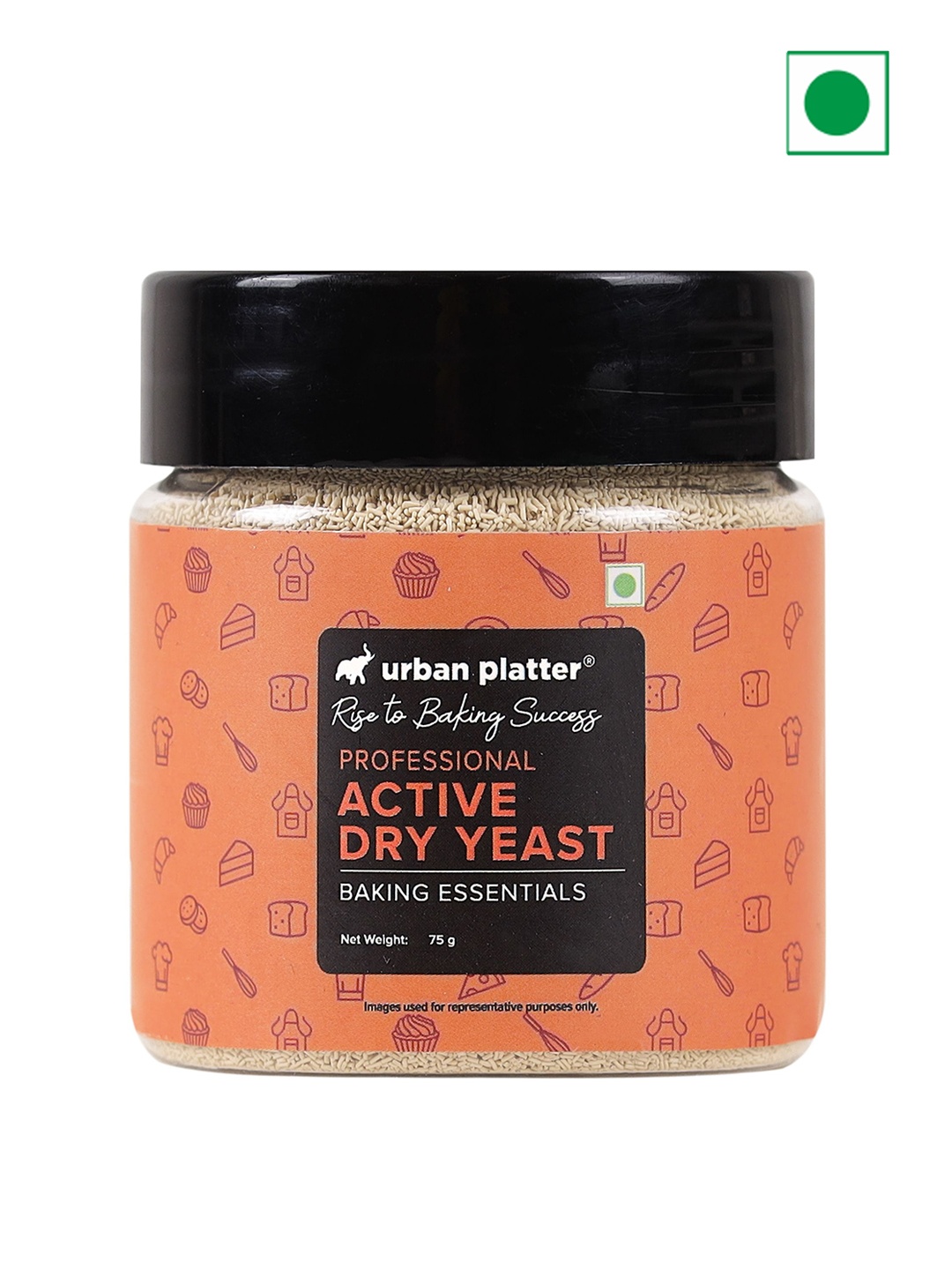 

URBAN PLATTER Beige Active Dry Yeast Baking Essentials 75 g