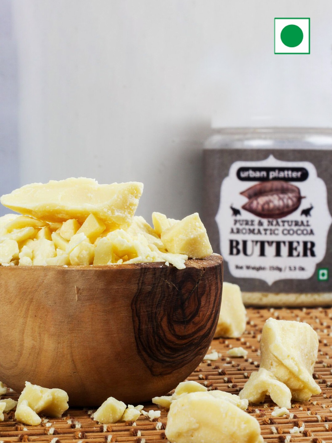 

URBAN PLATTER Off White Pure Cocoa Butter 150g