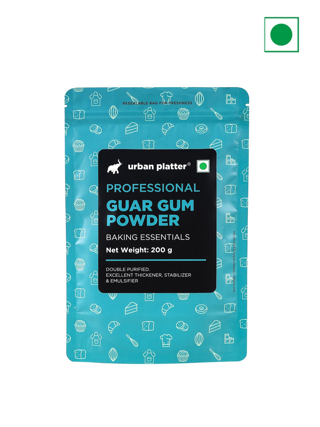 

URBAN PLATTER Guar Gum Powder Baking Essentials-200g, White