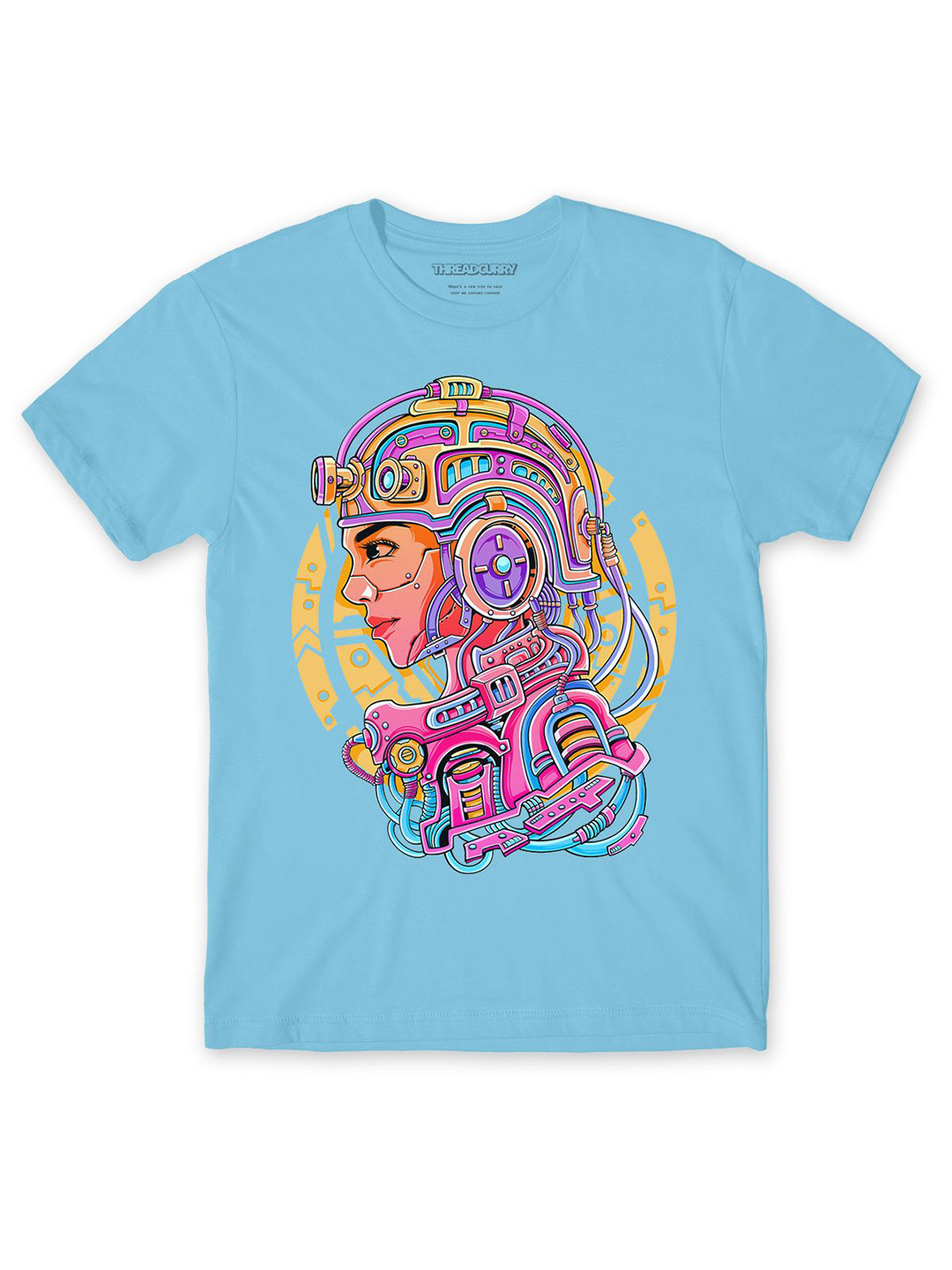 

THREADCURRY Boys Printed T-shirt, Blue