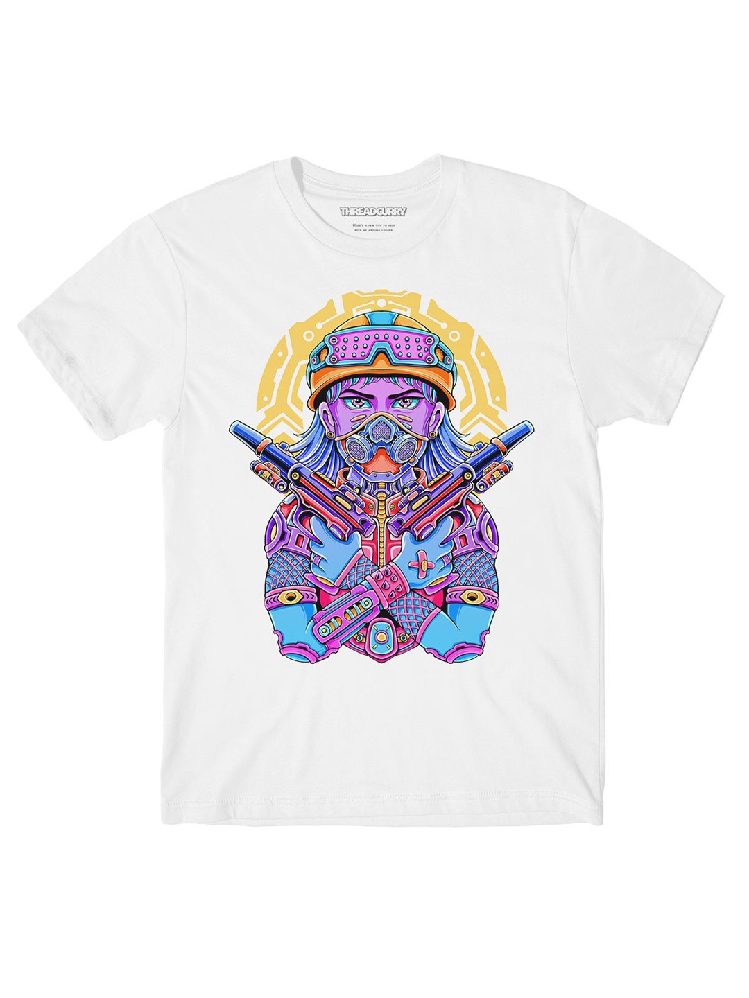 

THREADCURRY Boys Printed T-shirt, White