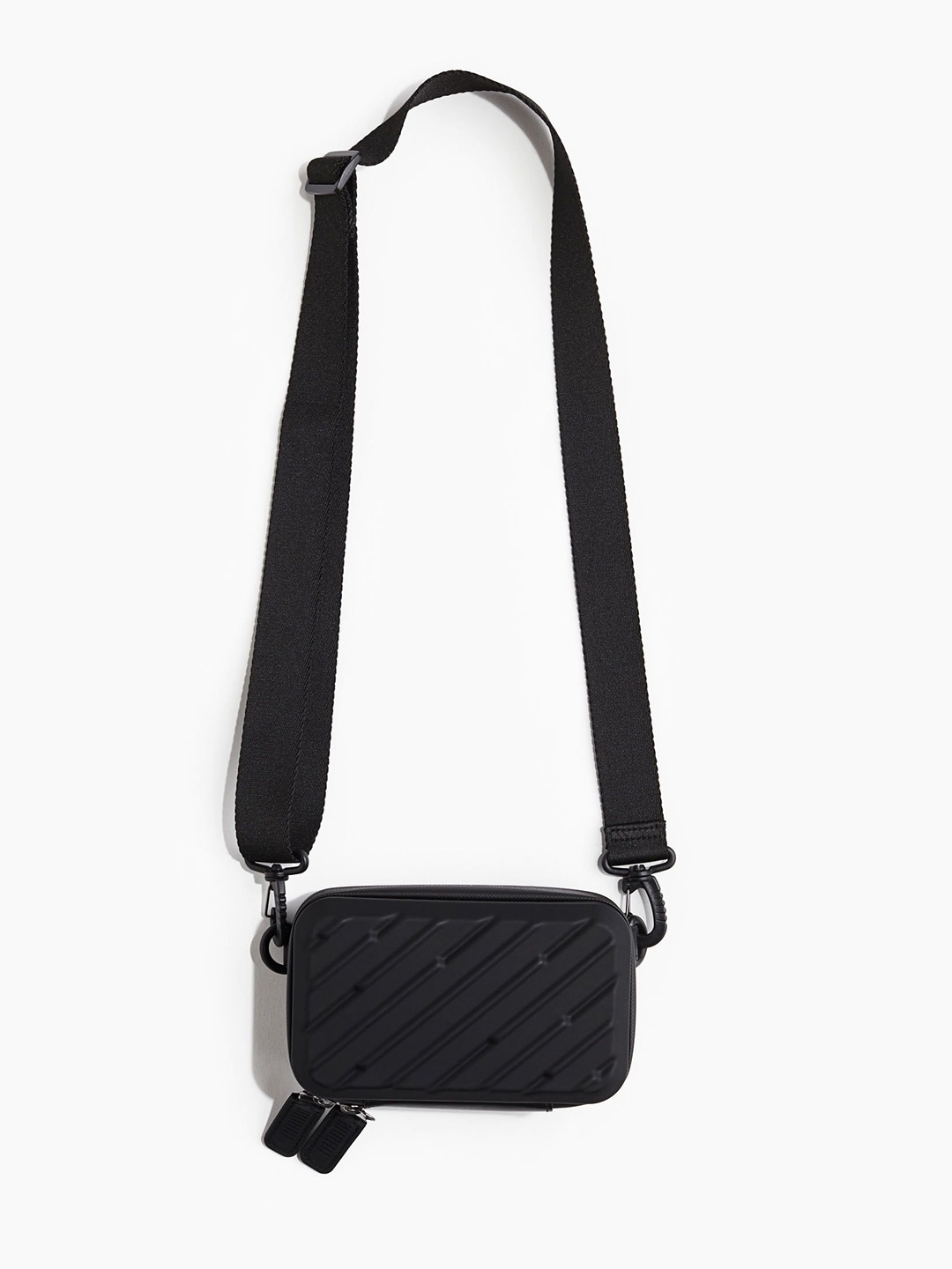 

H&M Men Hard-Shell Shoulder Bag, Black