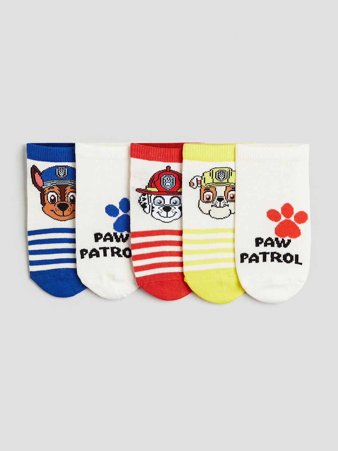 

H&M Boys 5-Pack Trainer Socks, Blue