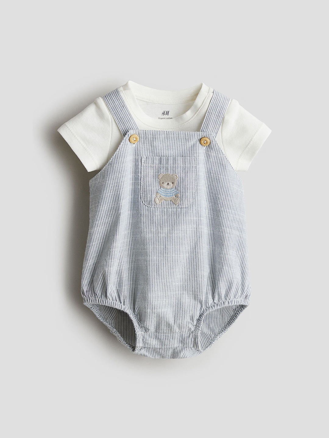 

H&M Infant Boys 2-Piece Cotton Set, Blue