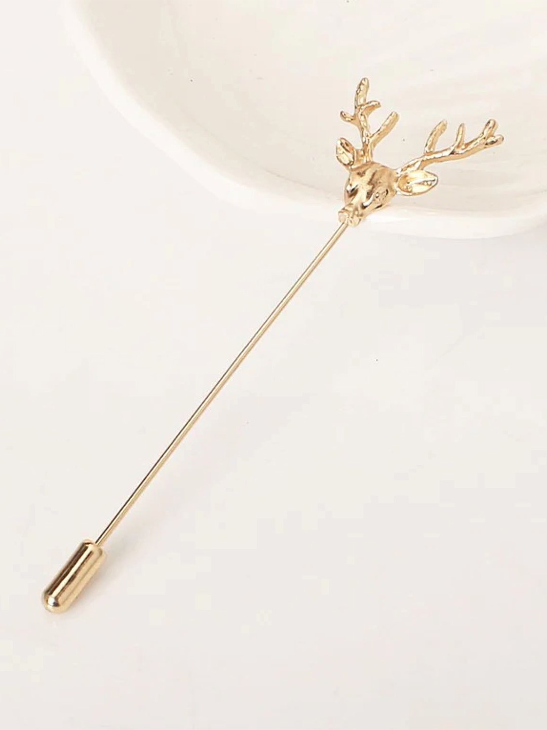 

SYGA Men Minimal Lapel Pin, Gold