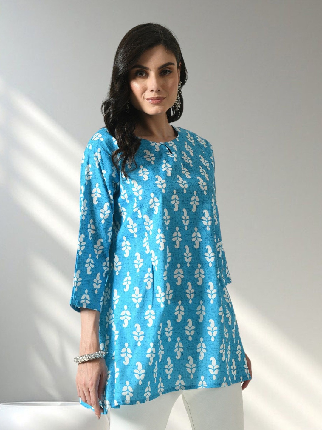 

BAESD Print Top, Blue