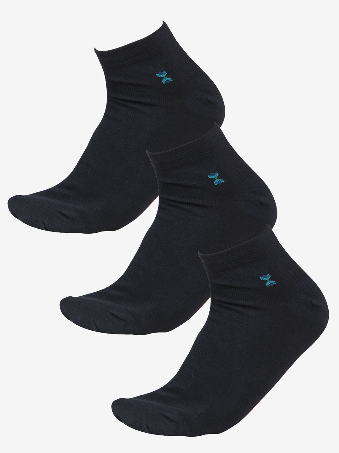 

Bodycare Men Pack Of 3 Ankle-Length Socks, Navy blue