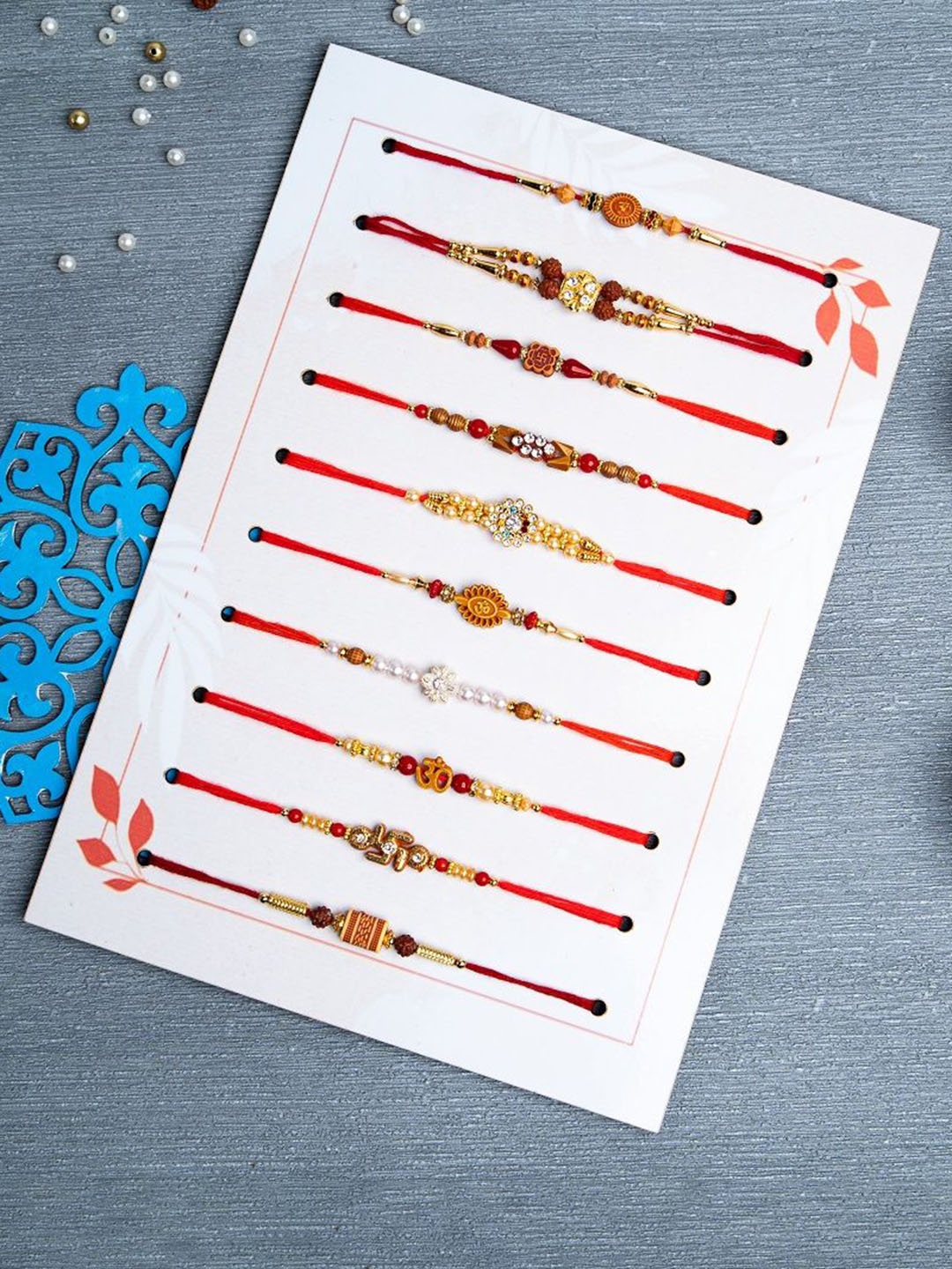 

Phirki Studio Thread Rakhi, Red