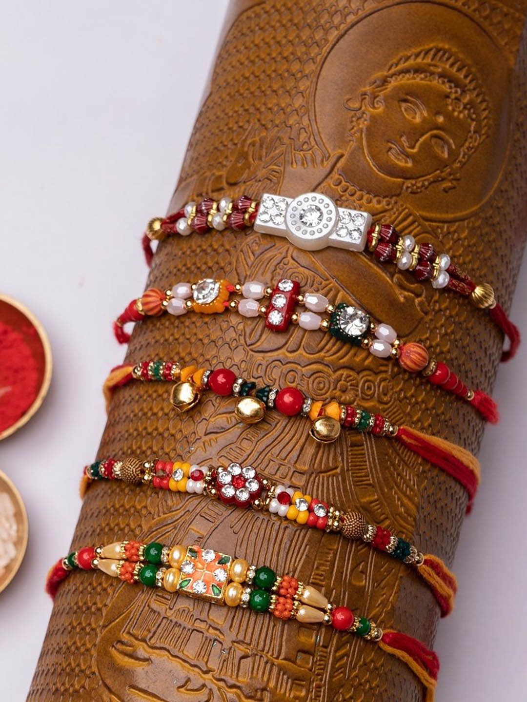 

Phirki Studio Thread Rakhi, Red