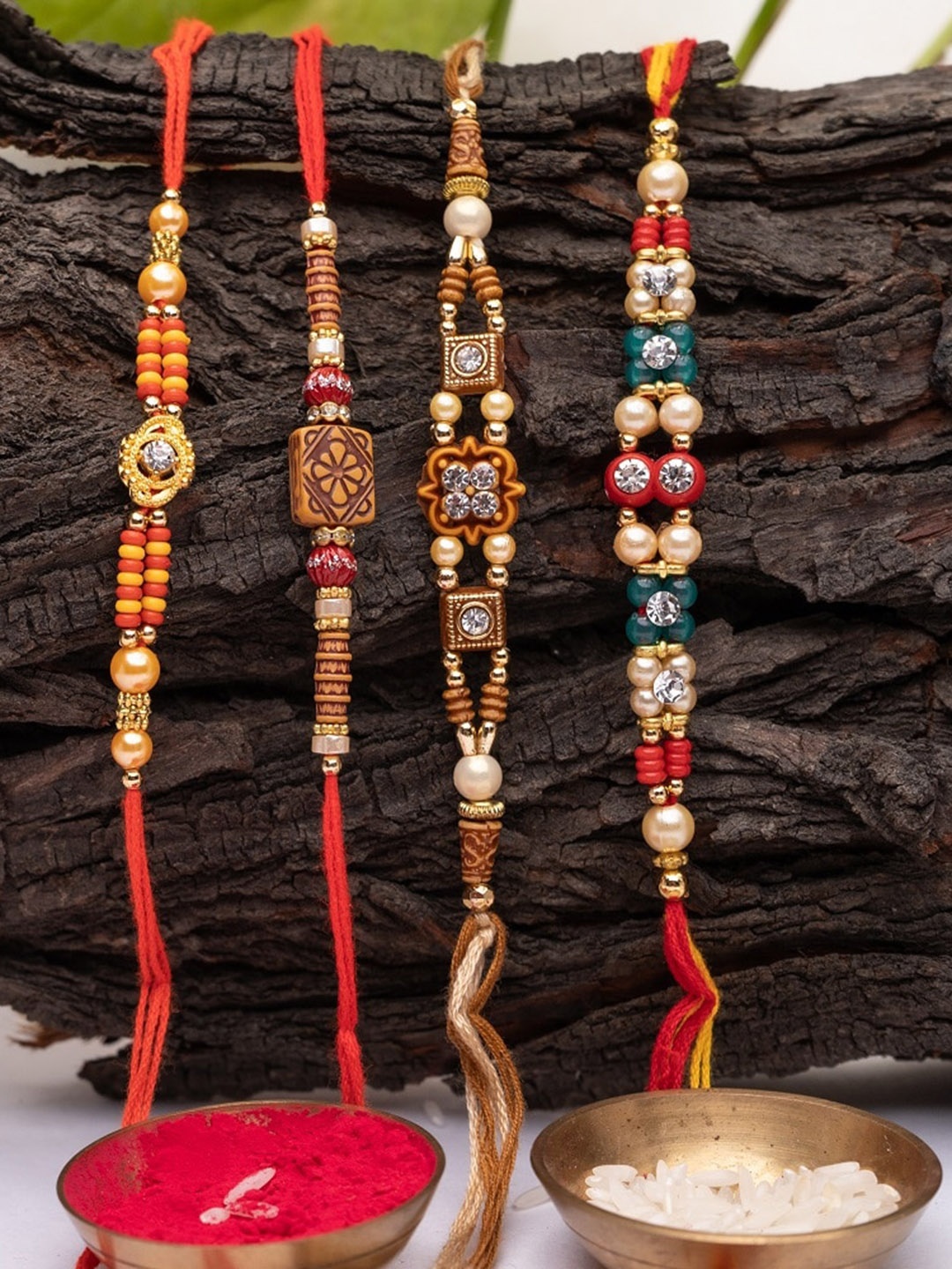 

Phirki Studio Wraparound Rakhi, Red