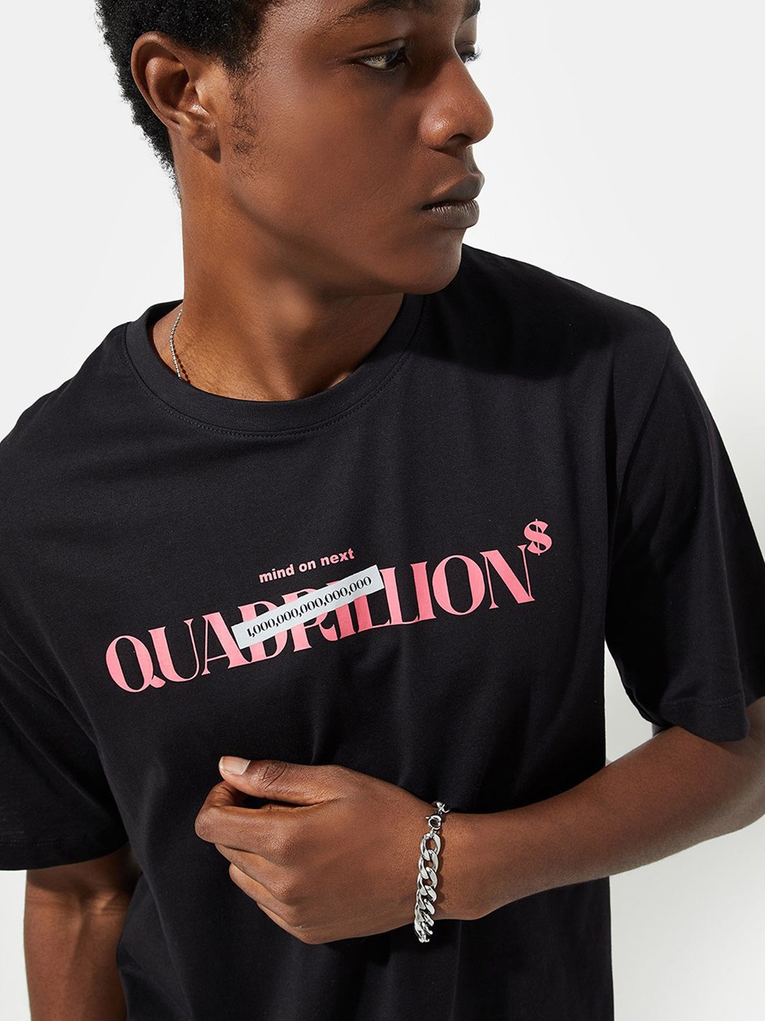 max URB_N Men Graphic Printed T-shirt, Black