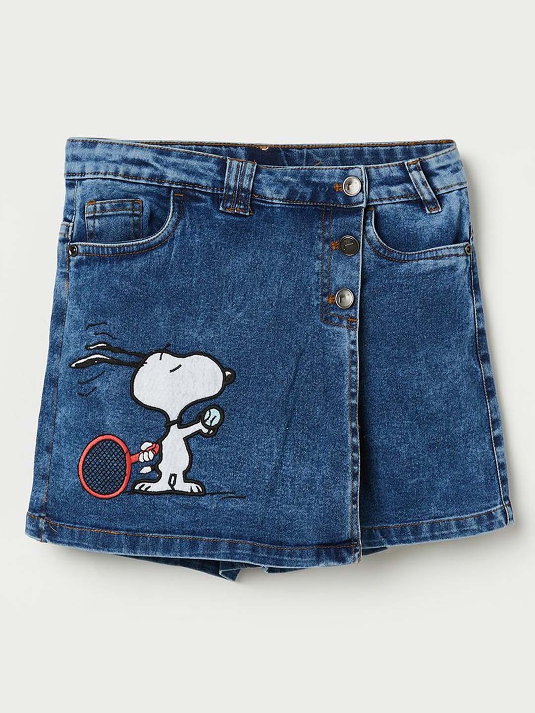 

Fame Forever by Lifestyle Girls Blue Peanuts Skirt