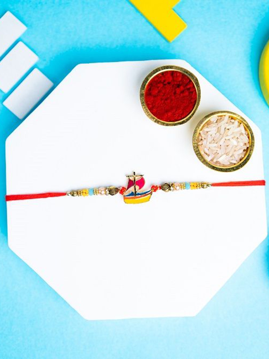 

Phirki Studio Thread Rakhi, Red
