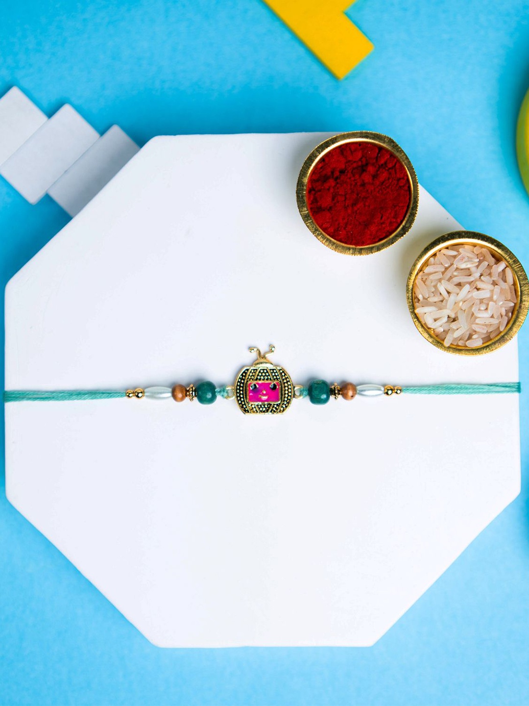 

Phirki Studio Wraparound Rakhi, Green
